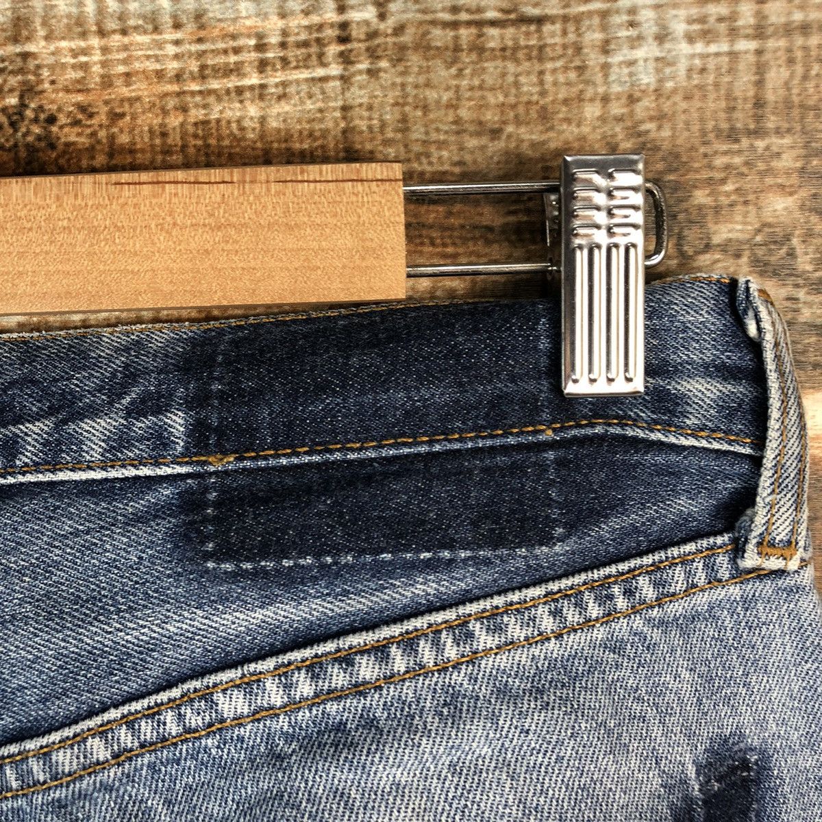 Japanese Brand DL Japan vintage ripped style Blue Denim Pants #C141 Size US 30 / EU 46 - 20 Thumbnail