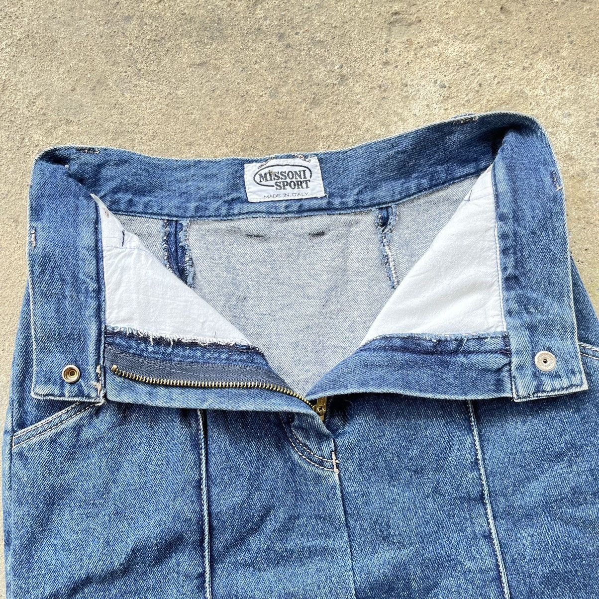 Missoni Vintage Missoni Sport Mini Skirt Denim Size 28" / US 6 / IT 42 - 10 Thumbnail