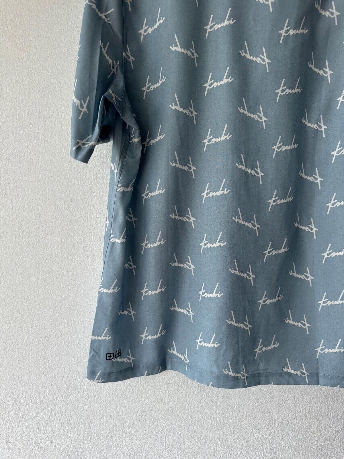 Ksubi new ksubi medium m short sleeve shirt top resort skript blue Size US M / EU 48-50 / 2 - 6 Thumbnail