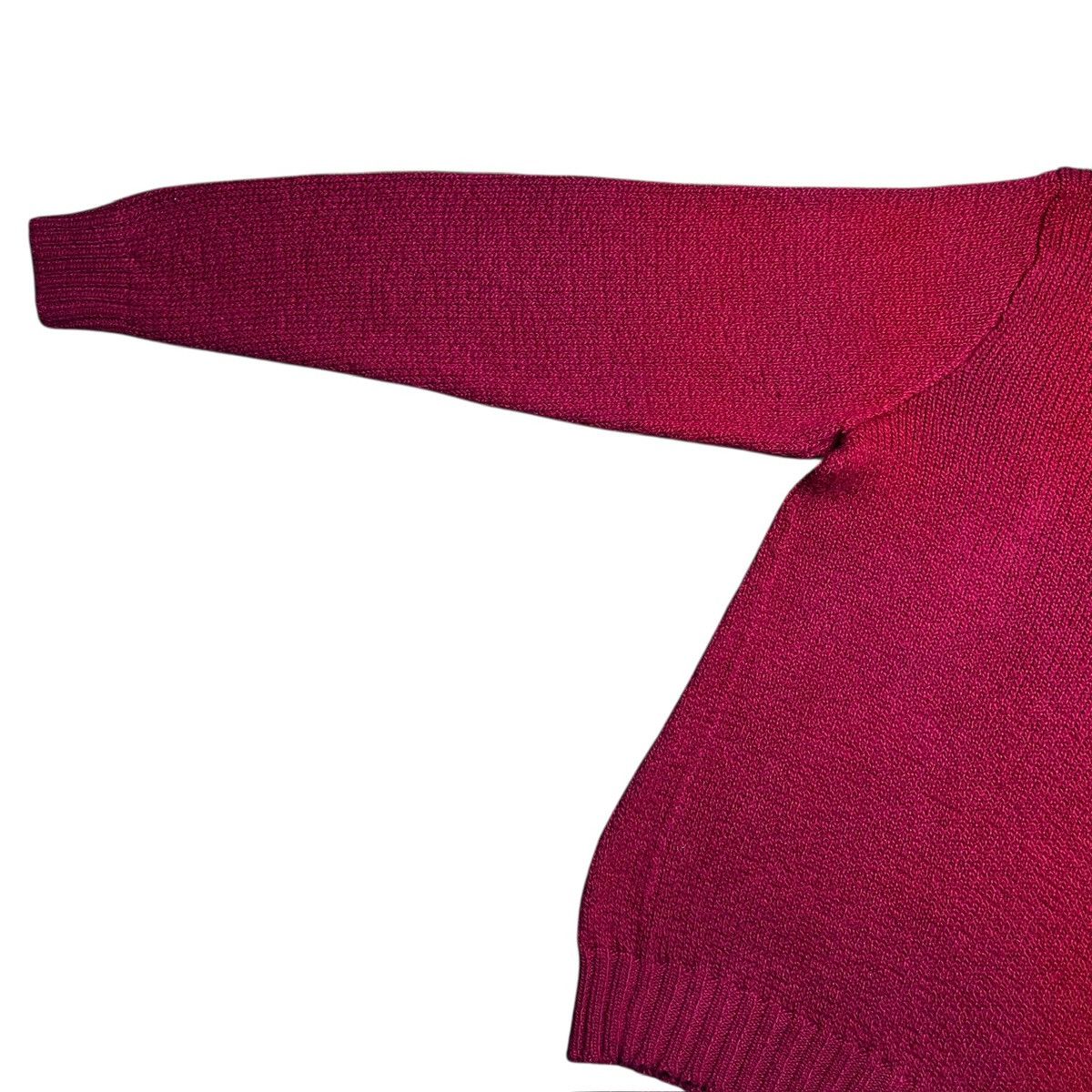 Polo Ralph Lauren Vintage Polo Ralph Lauren Red Cotton Knit Pullover Sweater Size US L / EU 52-54 / 3 - 7 Thumbnail