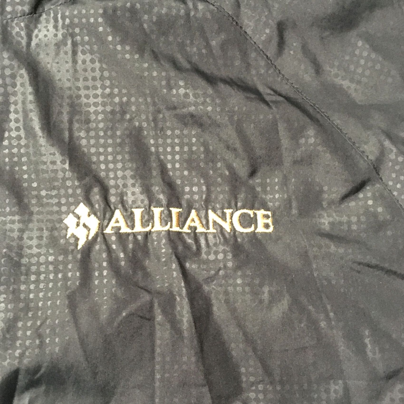 Logo 7 ALLIANCE Jacket Mens XL Black Full Zip Up vector logo Size US XL / EU 56 / 4 - 4 Thumbnail