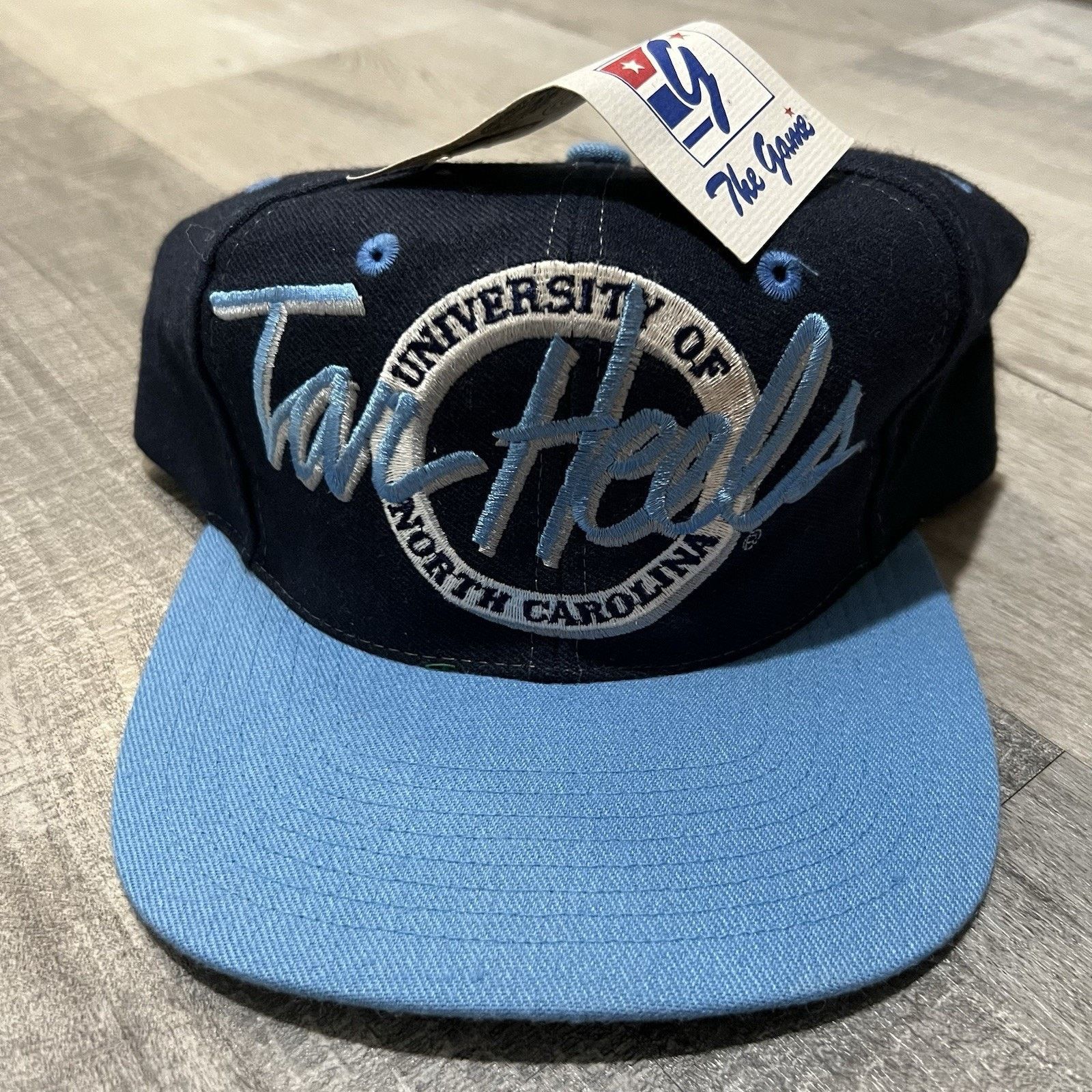 The Game VTG UNC North Carolina Tar Heels Script Snapback Hat NWT Size ONE SIZE - 1 Thumbnail