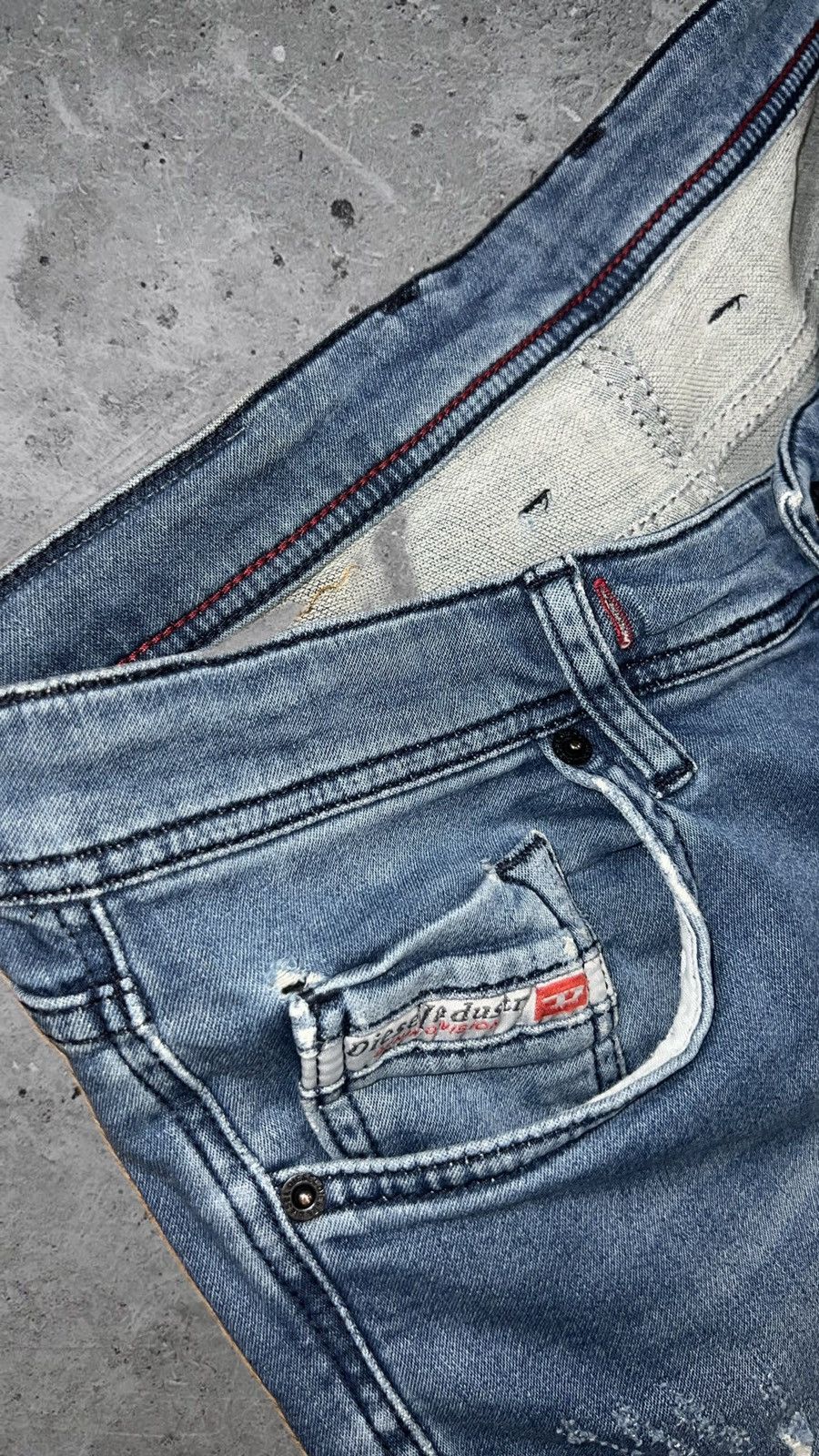 Diesel × Dsquared2 Diesel vintage slim fit drip jeans distressed Size US 34 / EU 50 - 3 Thumbnail