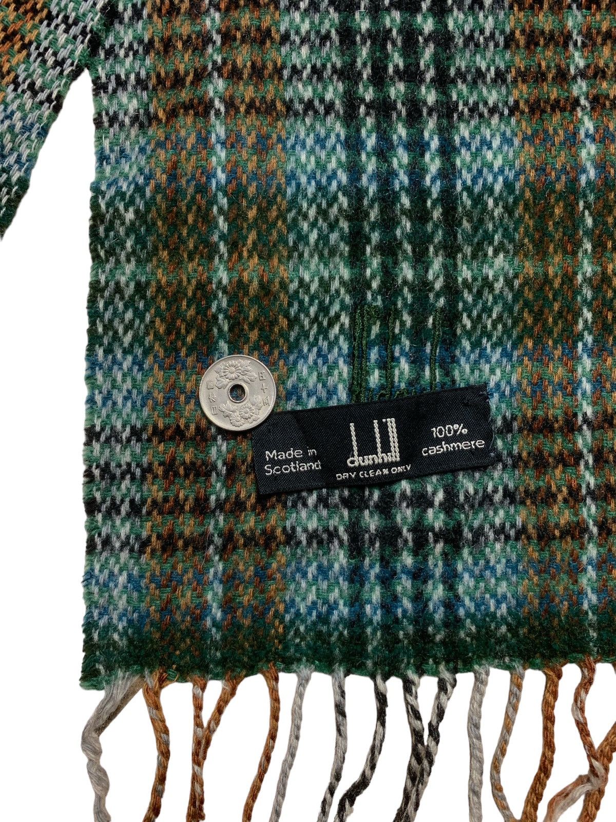 Alfred Dunhill × Vintage Vintage Dunhill Cashmere Made in Scotland Muffler Size ONE SIZE - 6 Thumbnail