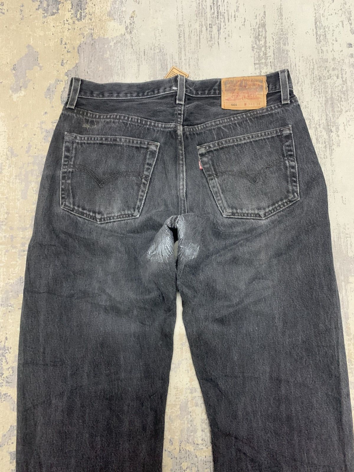 Levi's Vintage Levis 501 Levis Super Black Faded Jeans W32 Size US 32 / EU 48 - 8 Thumbnail