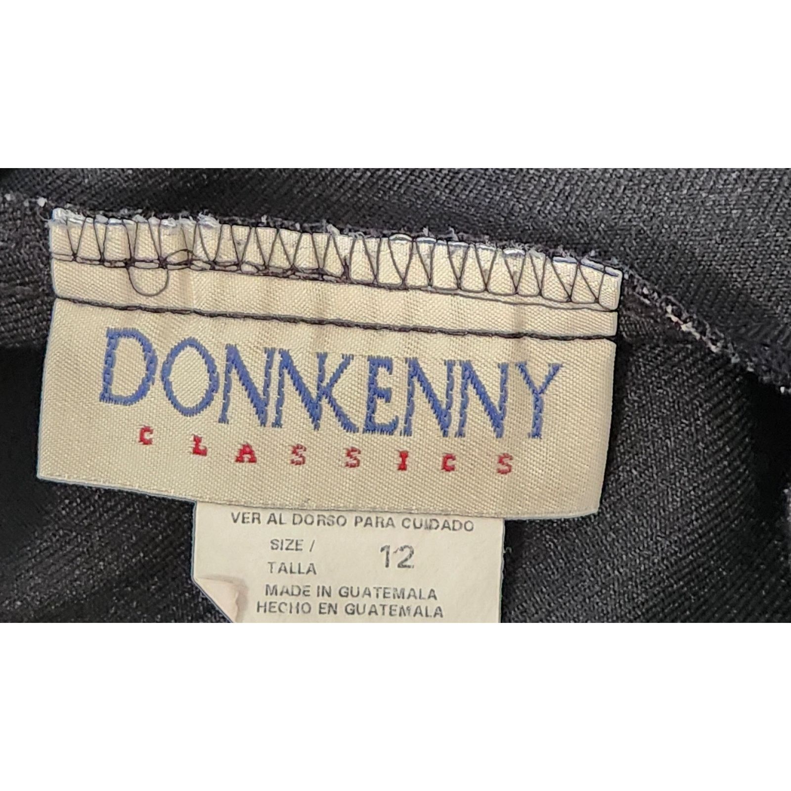 Other Vintage DonnKenny Classics Gray Elastic Waist Pants 12 Size 34" / US 12 / IT 48 - 5 Thumbnail