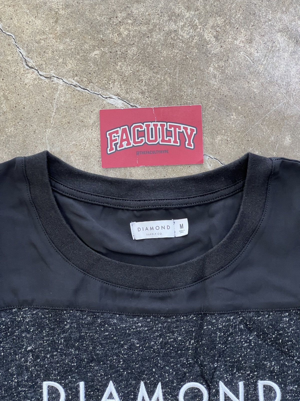 Diamond Supply Co. Diamond Supply Stone Cut Long Sleeve Top Pepper Medium Size M / US 6-8 / IT 42-44 - 3 Thumbnail