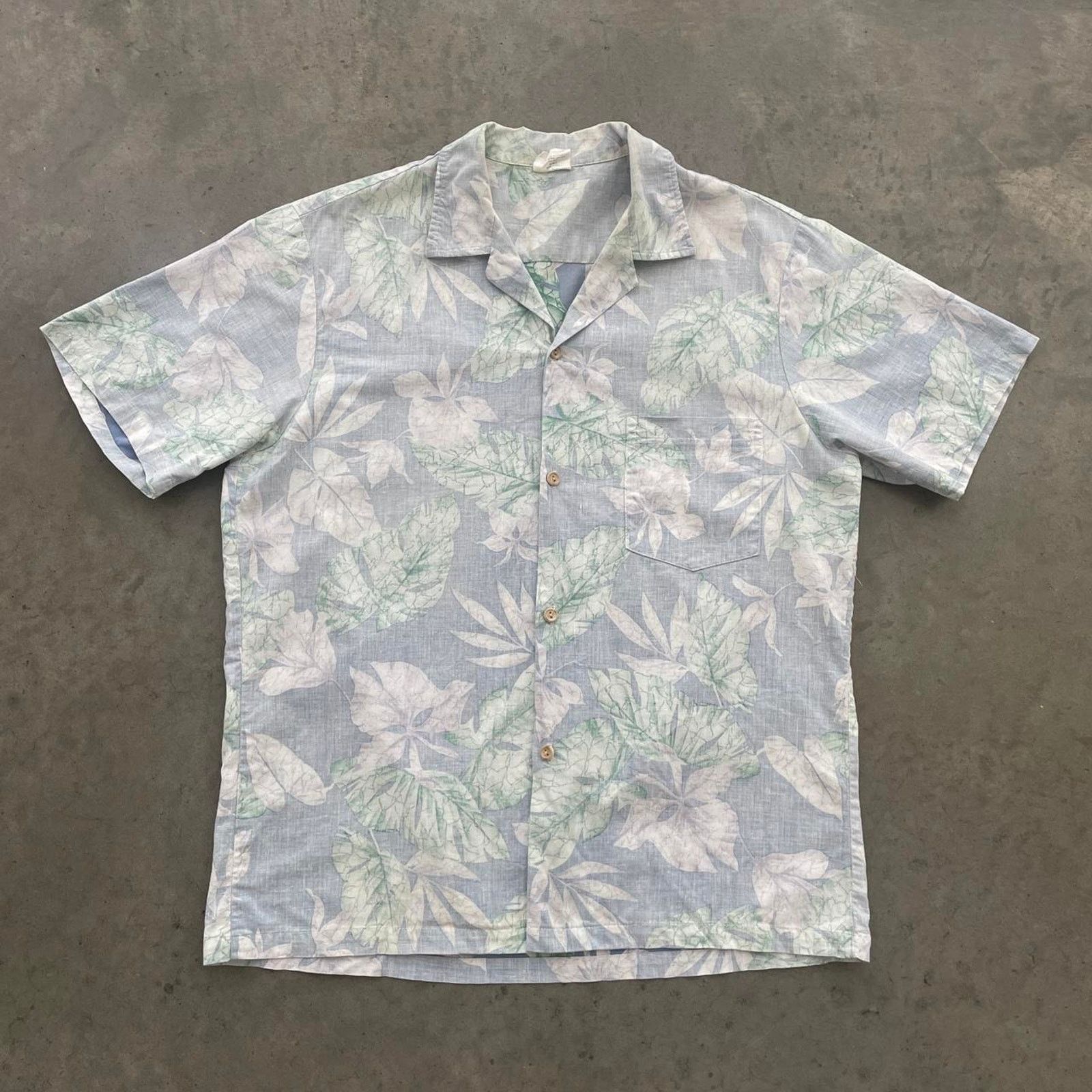 Vintage Vintage Darina Lavender Hawaiian Shirt Size US L / EU 52-54 / 3 - 1 Thumbnail