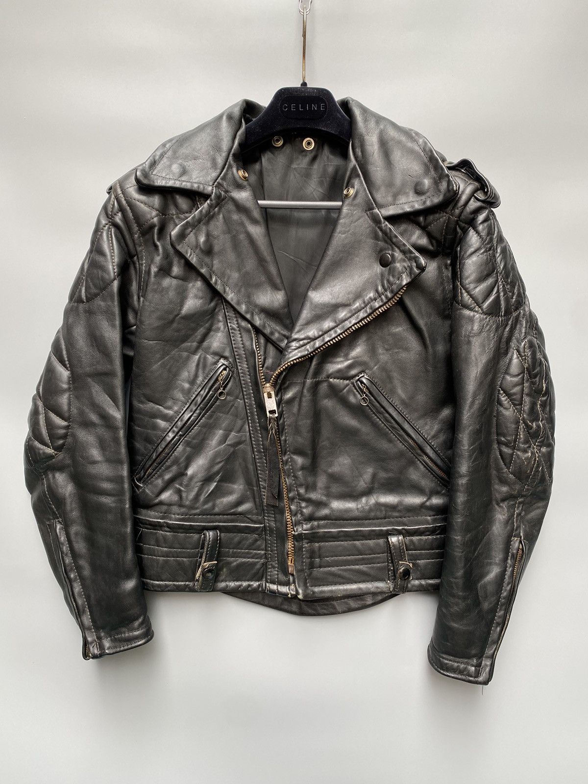 Vintage 1950s Leather Forever Double Rider Leather Jacket Size US XS / EU 42 / 0 - 1 Thumbnail