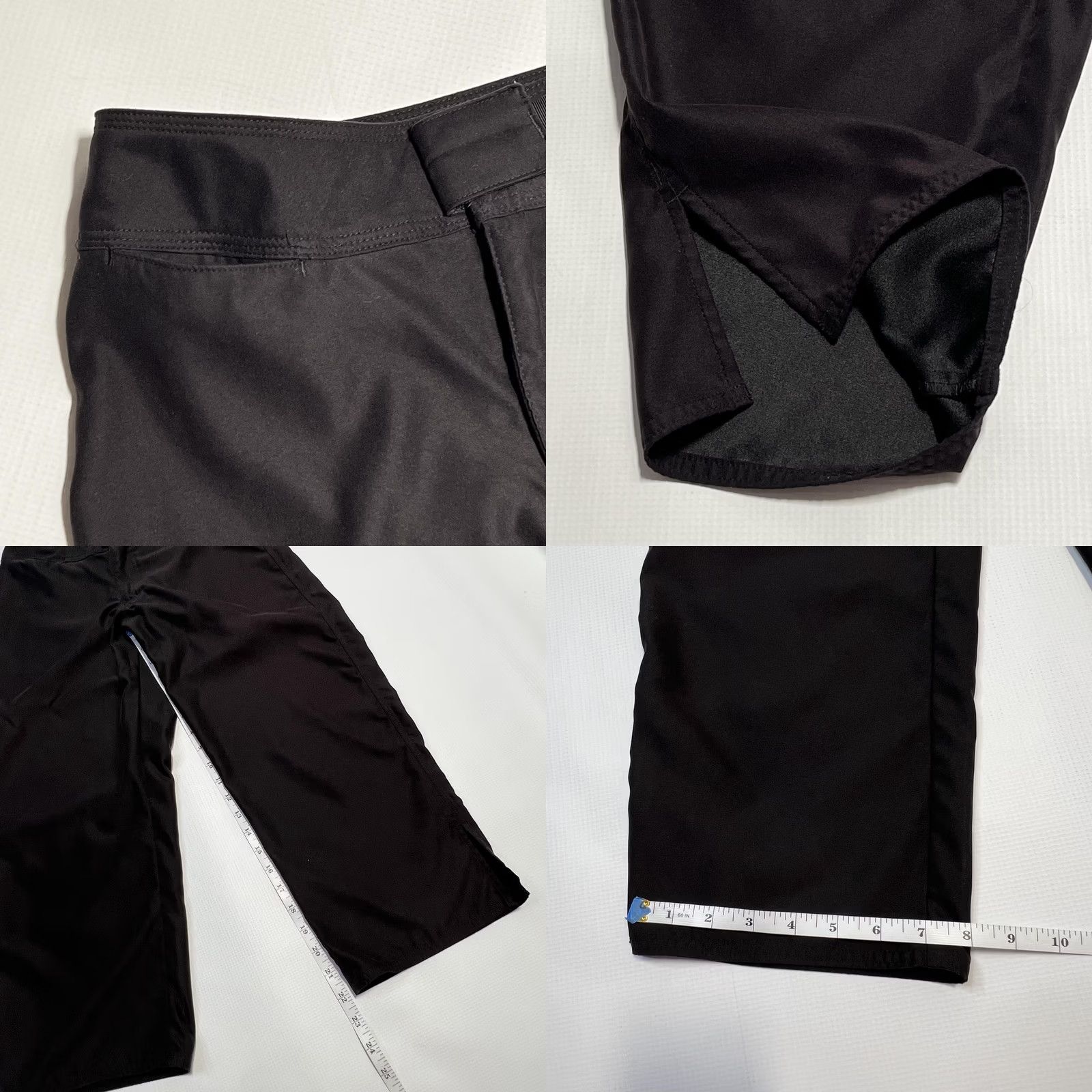 Patagonia Patagonia Pants Womens 4 Black Outdoor Hiking Lightweight Zip Fly Logo Nature Casual Travel Size 27" / US 4 / IT 40 - 8 Thumbnail