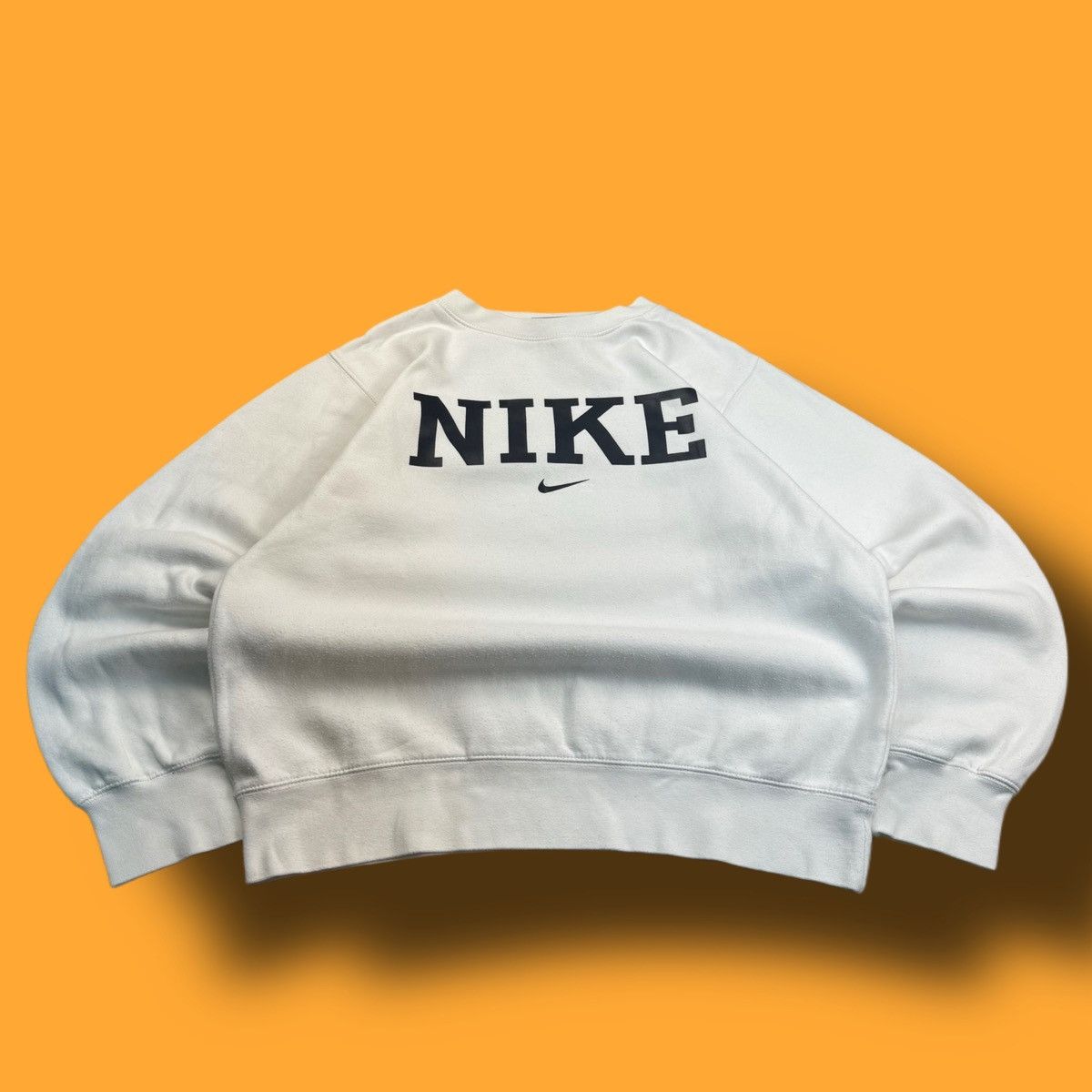 Nike × Vintage NIKE VINTAGE CENTER LOGO OVERSIZE BOXY SWEATSHIRT Size US S / EU 44-46 / 1 - 1 Thumbnail