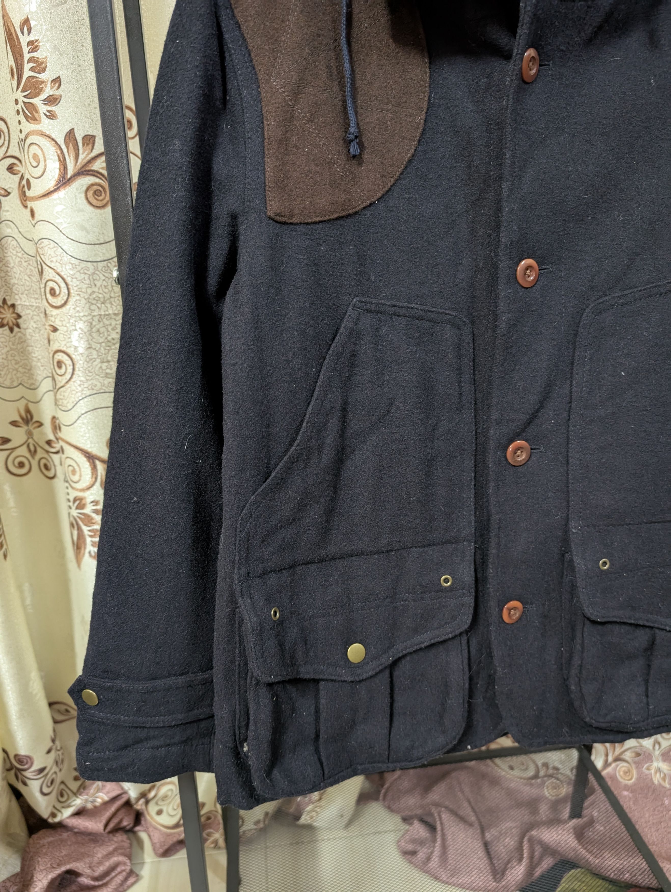 Global Work Vintage Global Work Wool Jacket Tactical Winter Coat Size US M / EU 48-50 / 2 - 5 Thumbnail