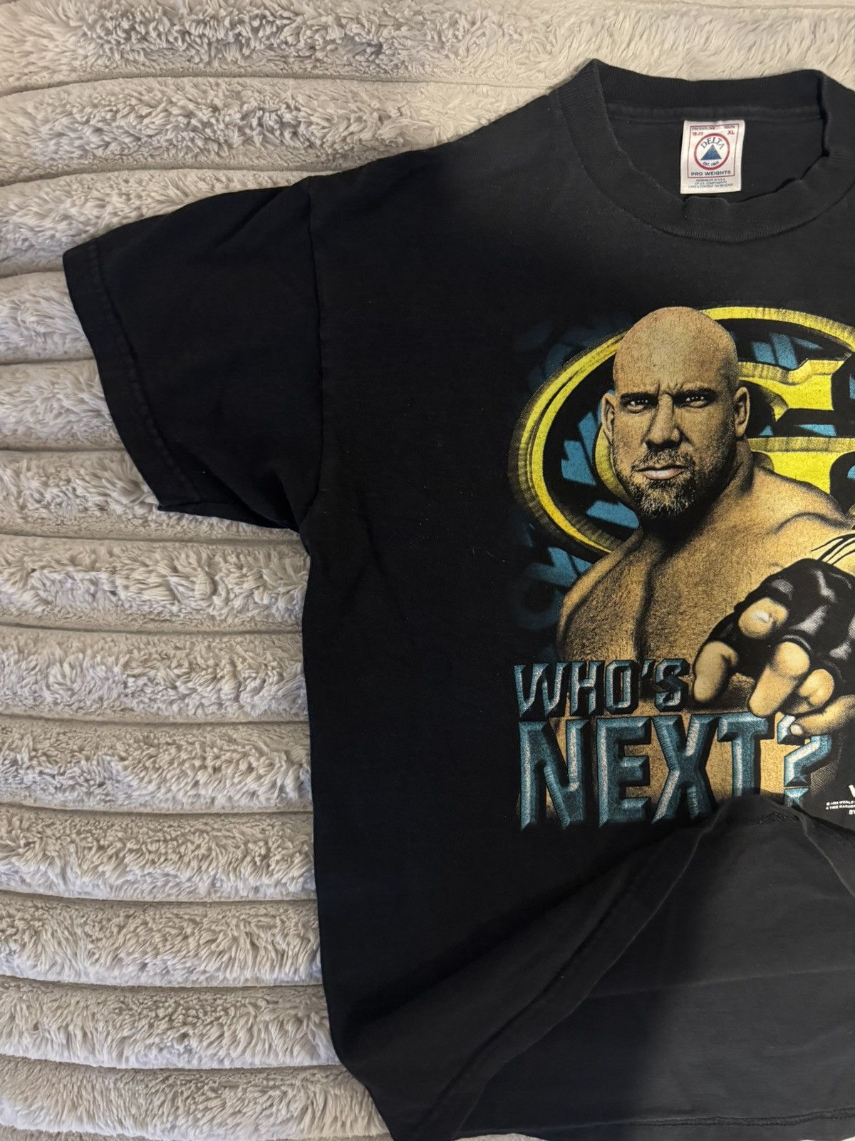 WCW/nWo 90s goldberg who’s next championship 1998 wrestling boxing Size US S / EU 44-46 / 1 - 9 Thumbnail