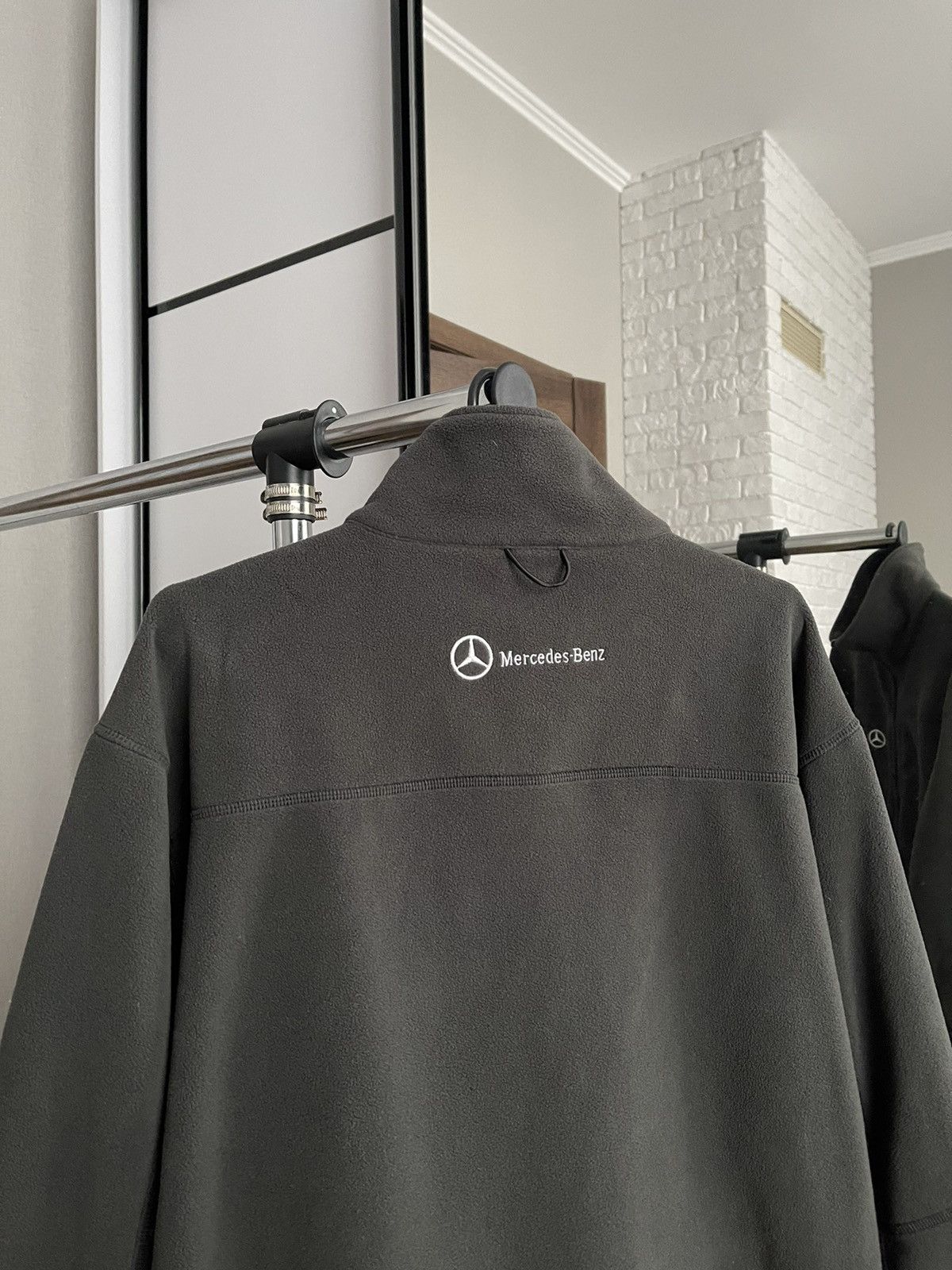 Mercedes-Benz Mercedes Benz Fleece Zip Jacket Vintage 90s Racing Size US M / EU 48-50 / 2 - 7 Thumbnail