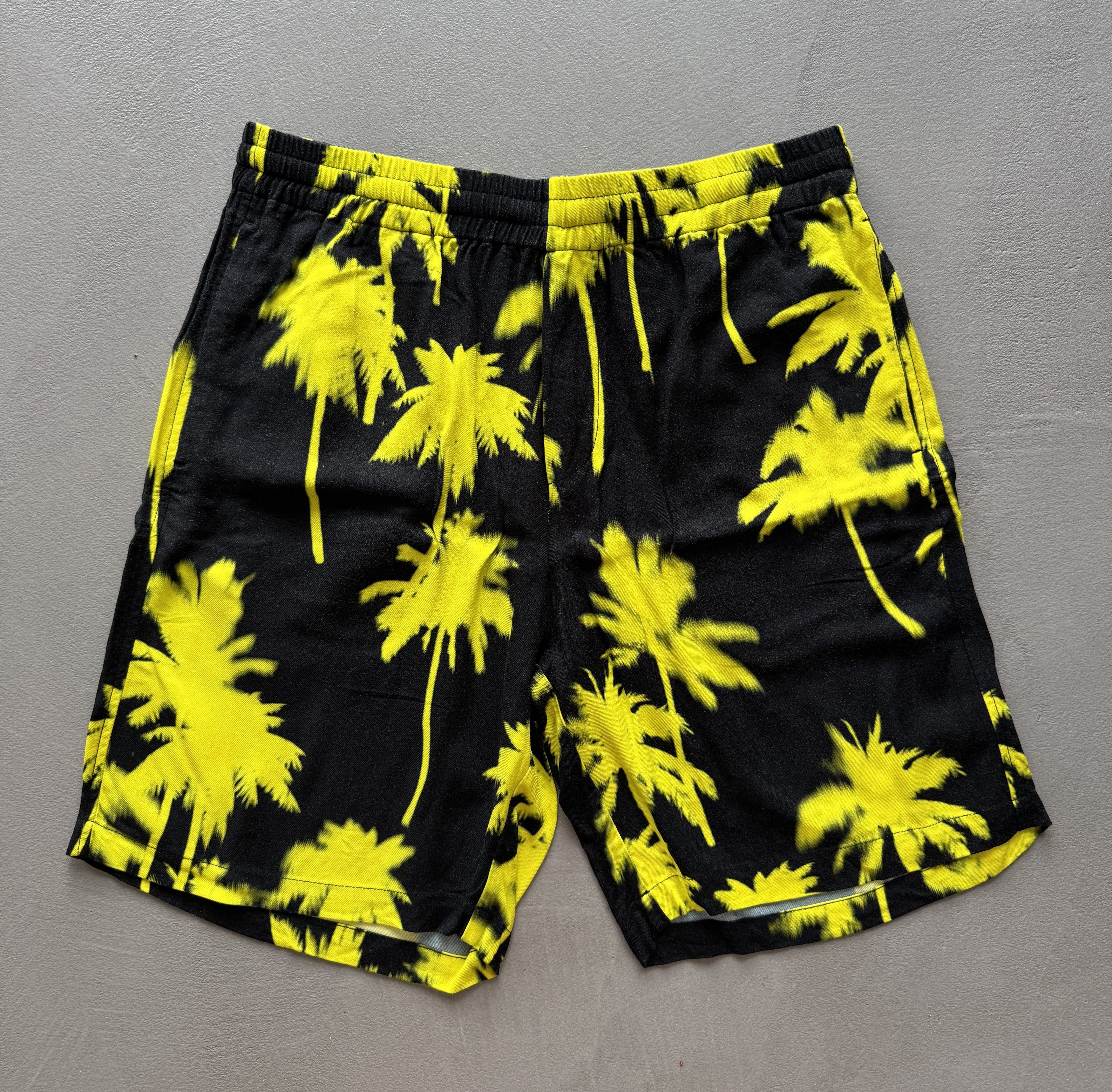 MSGM MSGM Palm Trees Print Summer Shorts Size US 30 / EU 46 - 1 Thumbnail