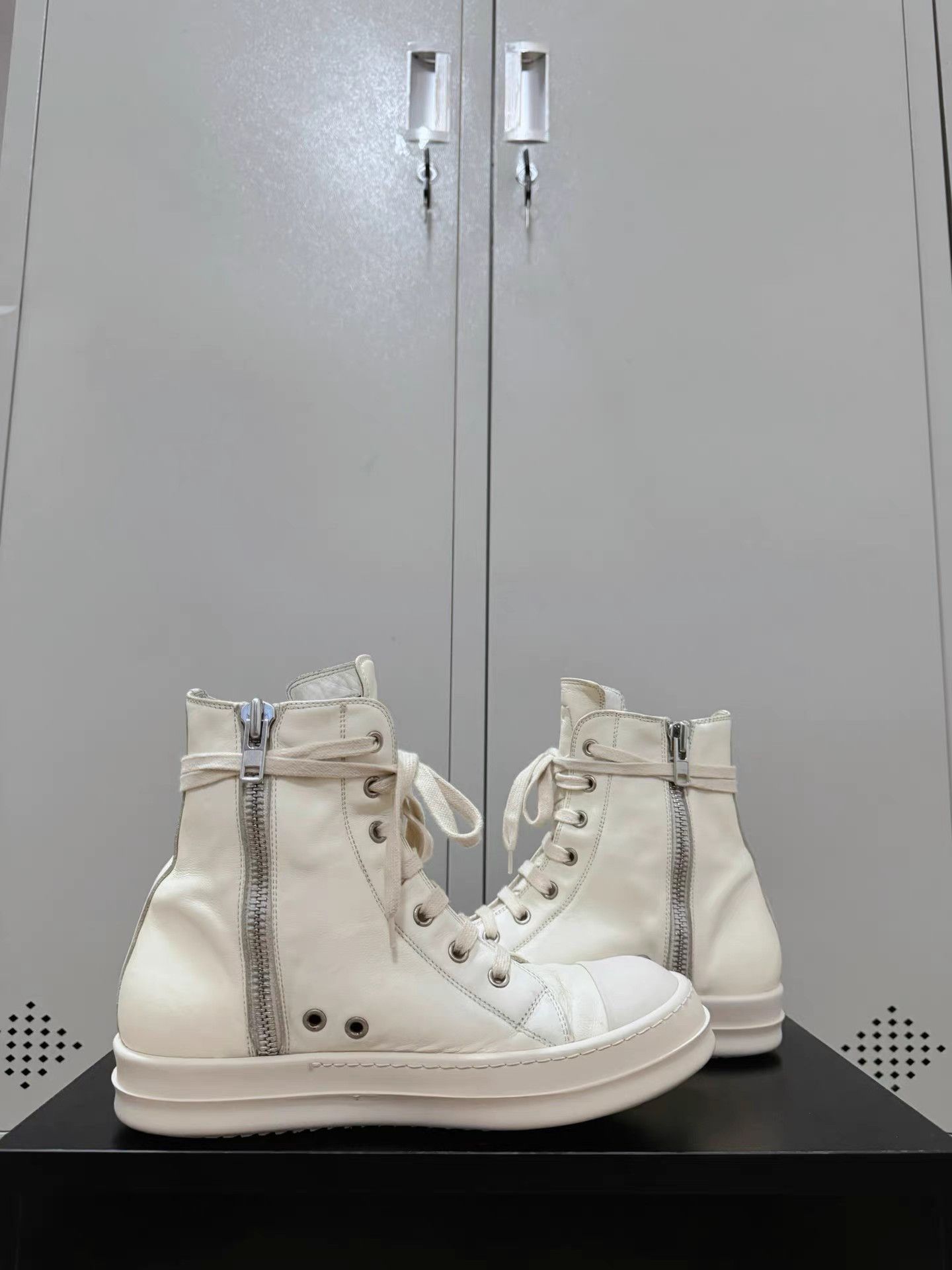 Rick Owens Rick Owens leather Converse high-top sneakers Size US 9 / IT 39 - 7 Thumbnail