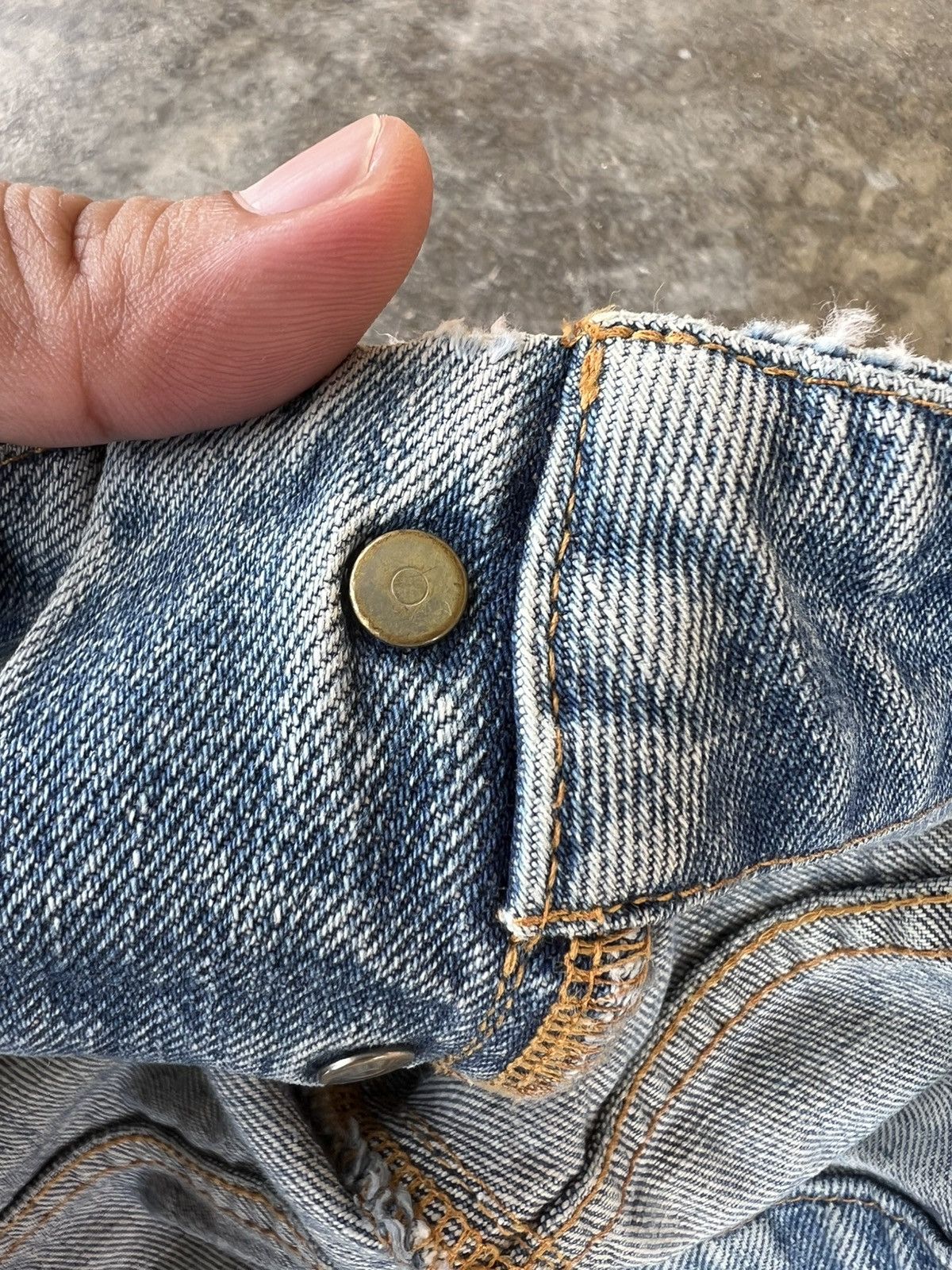 If Six Was Nine × Japanese Brand × Sophnet. 💥Baggy💥Vintage Sophnet. faded Distressed Jean Size US 35 - 17 Thumbnail