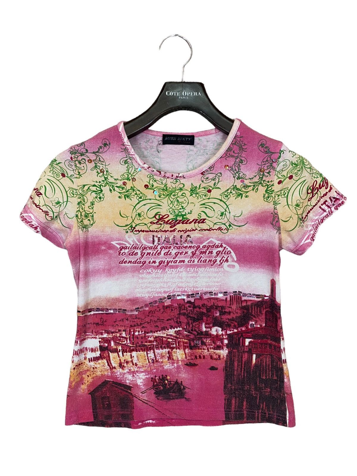 Miss Sixty Miss sixty tshirt full printed stretchable Size S / US 4 / IT 40 - 1 Thumbnail