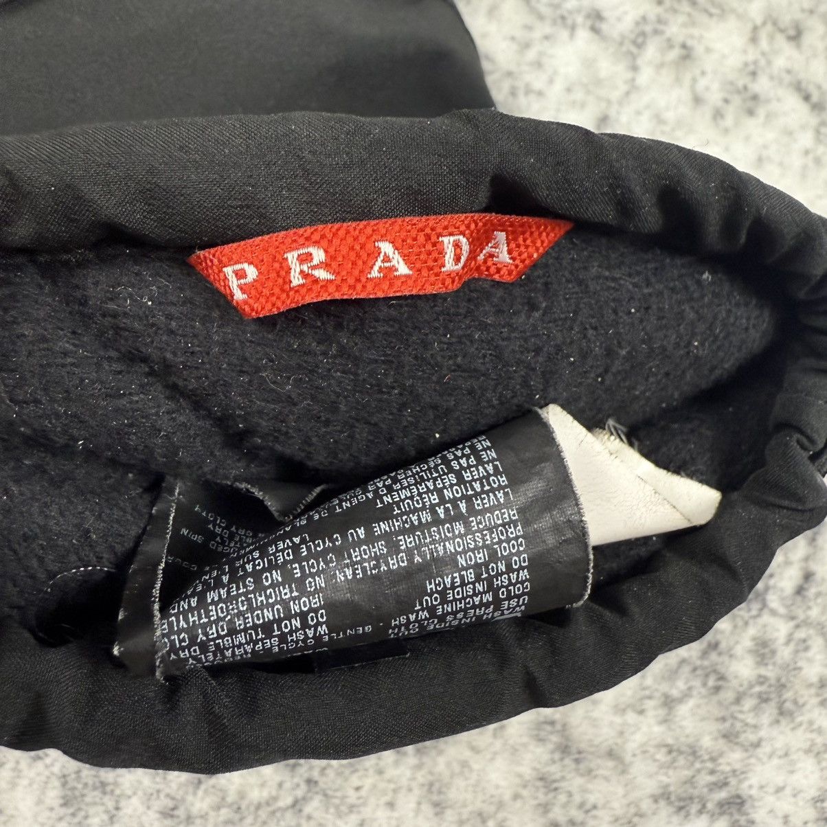 Prada Prada Technical Winter ʼBlack’ Gloves Size ONE SIZE - 5 Thumbnail