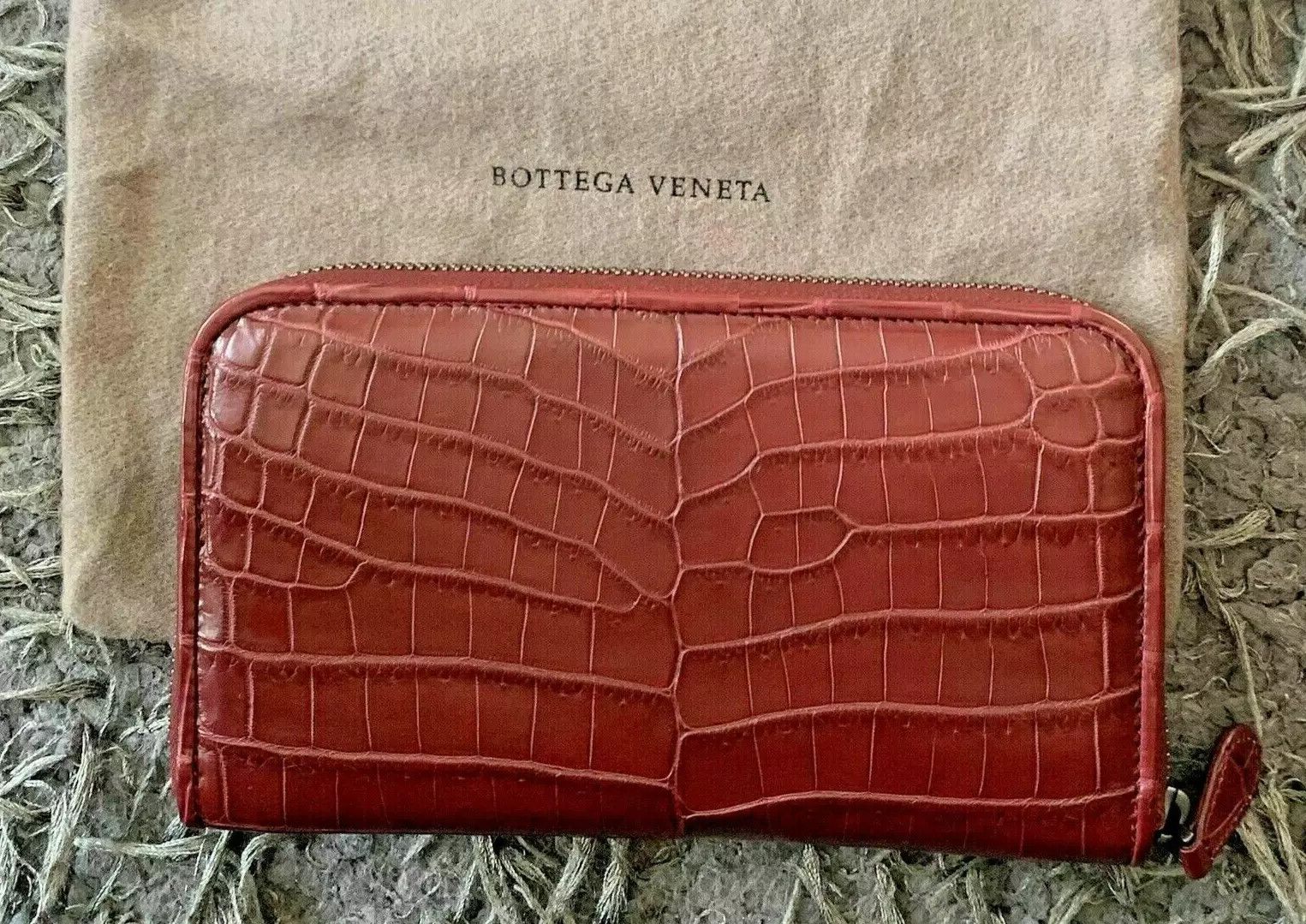Bottega Veneta BOTTEGA VENETA Crocodile large zip around wallet $5200 Size ONE SIZE - 2 Thumbnail