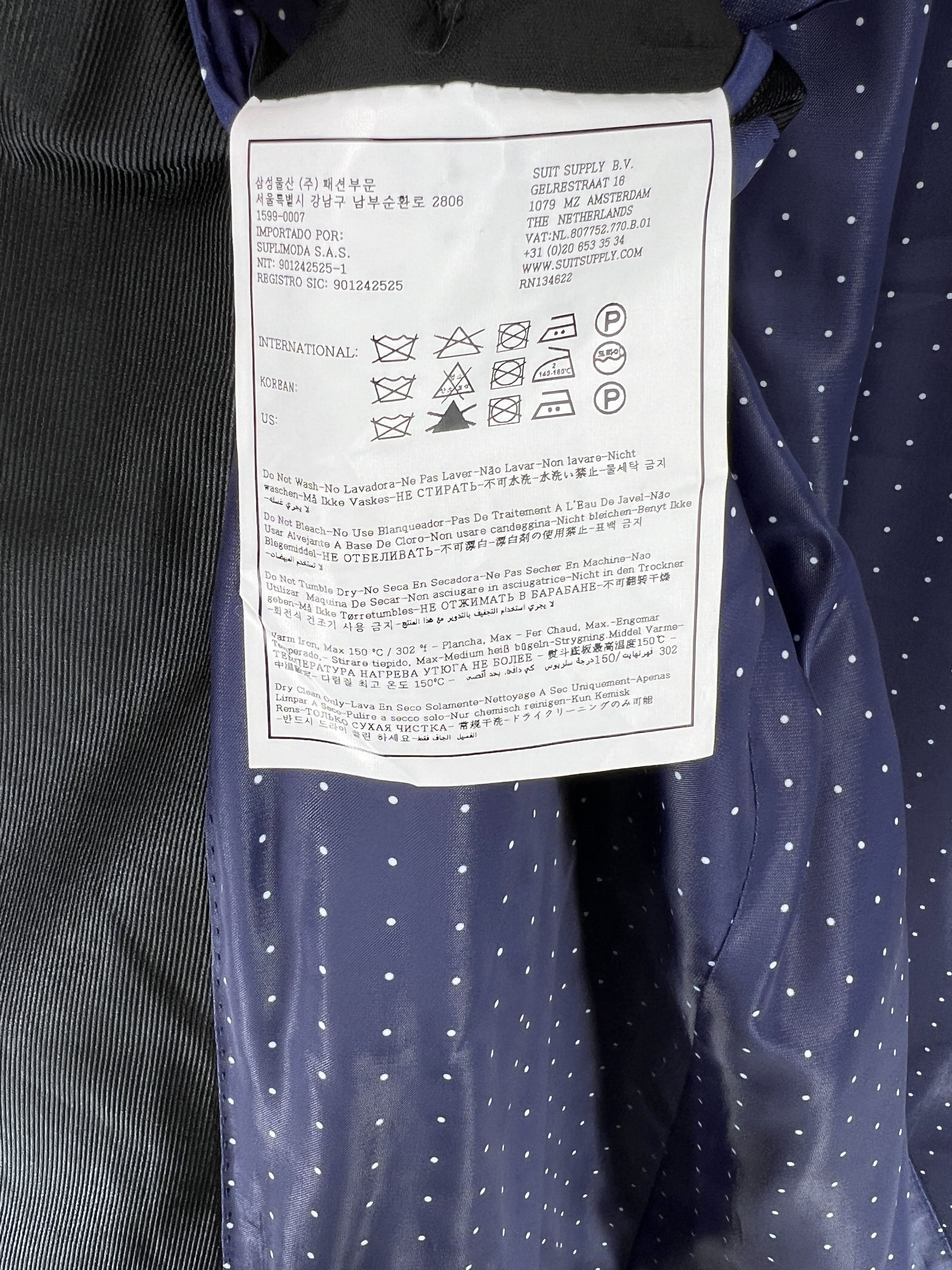 Suitsupply La Spalla Wool Formal Blazer Waistcoat Suit EU:52; UK/US:42R Size 42R - 12 Thumbnail