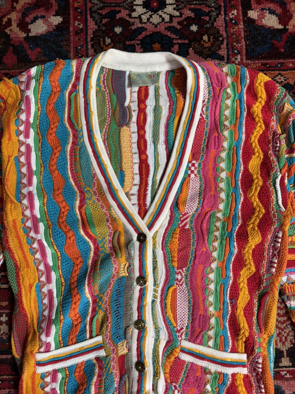 Coogi Coogi Knit Cardigan Size US M / EU 48-50 / 2 - 2 Thumbnail