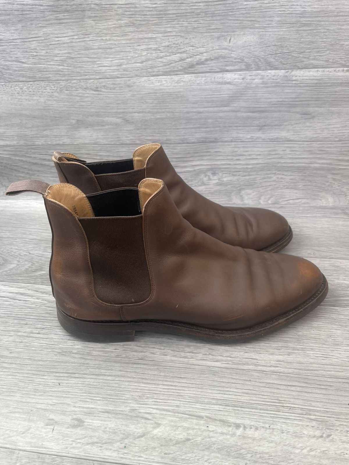 Crockett & Jones Crockett and jones chelsea brown leather boots Size US 11 / EU 44 - 6 Thumbnail