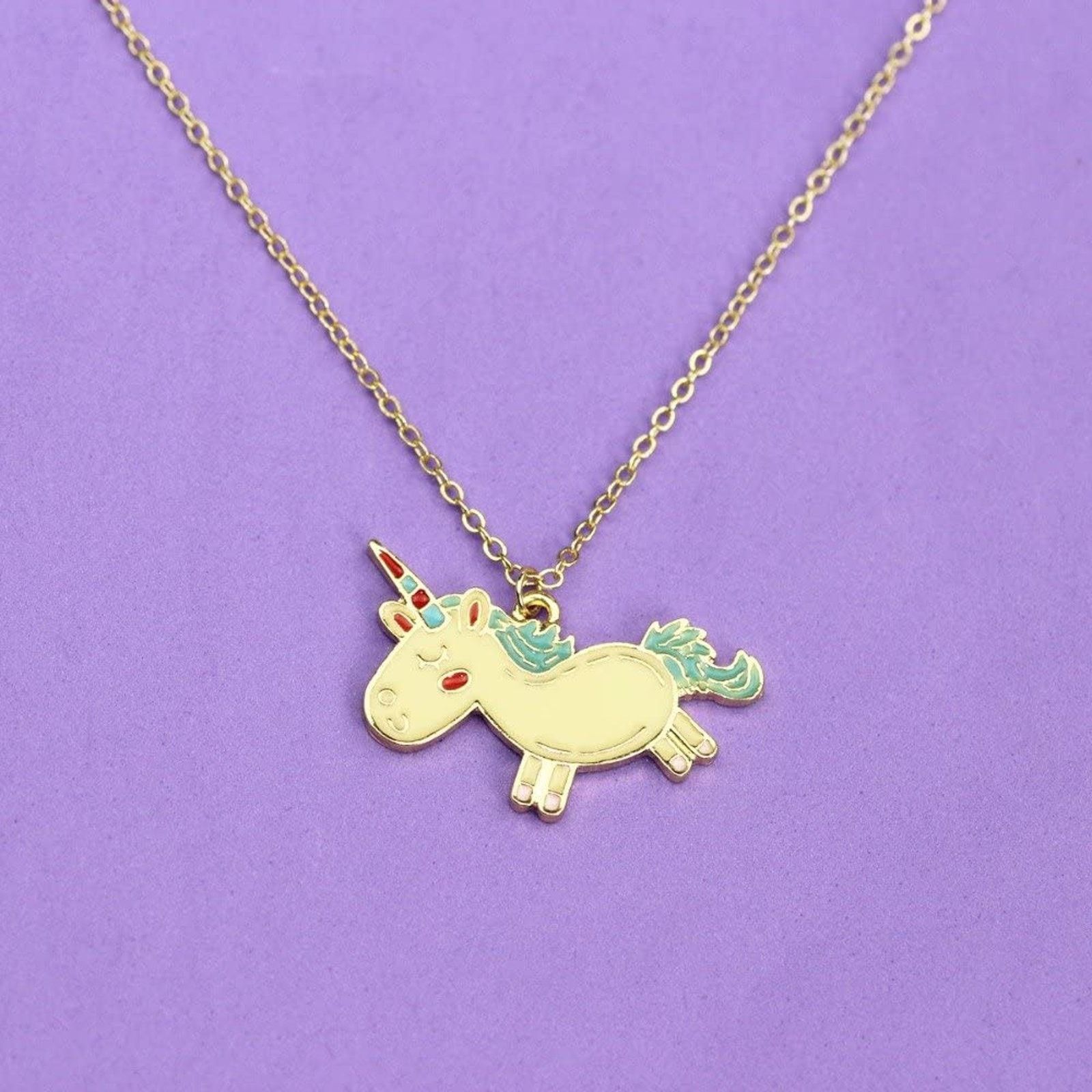 & Other Stories Unicorn Necklace Unicorn Jewelry Size ONE SIZE - 7 Thumbnail