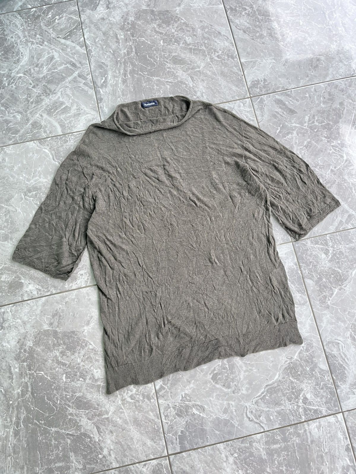 Issey Miyake Plantation By Issey Miyake Knit Short Sleeve Size M / US 6-8 / IT 42-44 - 2 Thumbnail