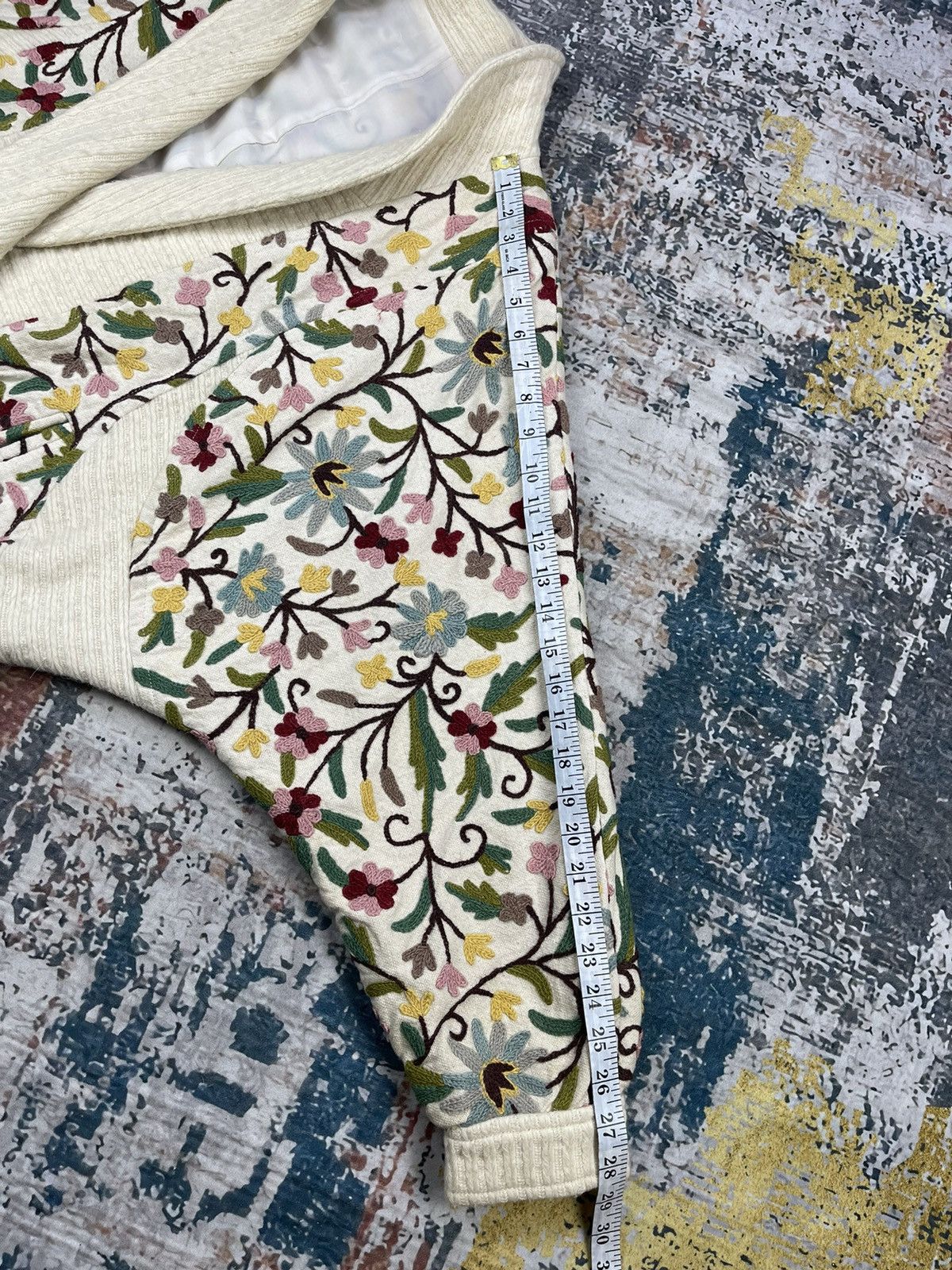 Japanese Brand Vintage Romina Embroidery Floral Tapestry Jackets Size M / US 6-8 / IT 42-44 - 12 Thumbnail