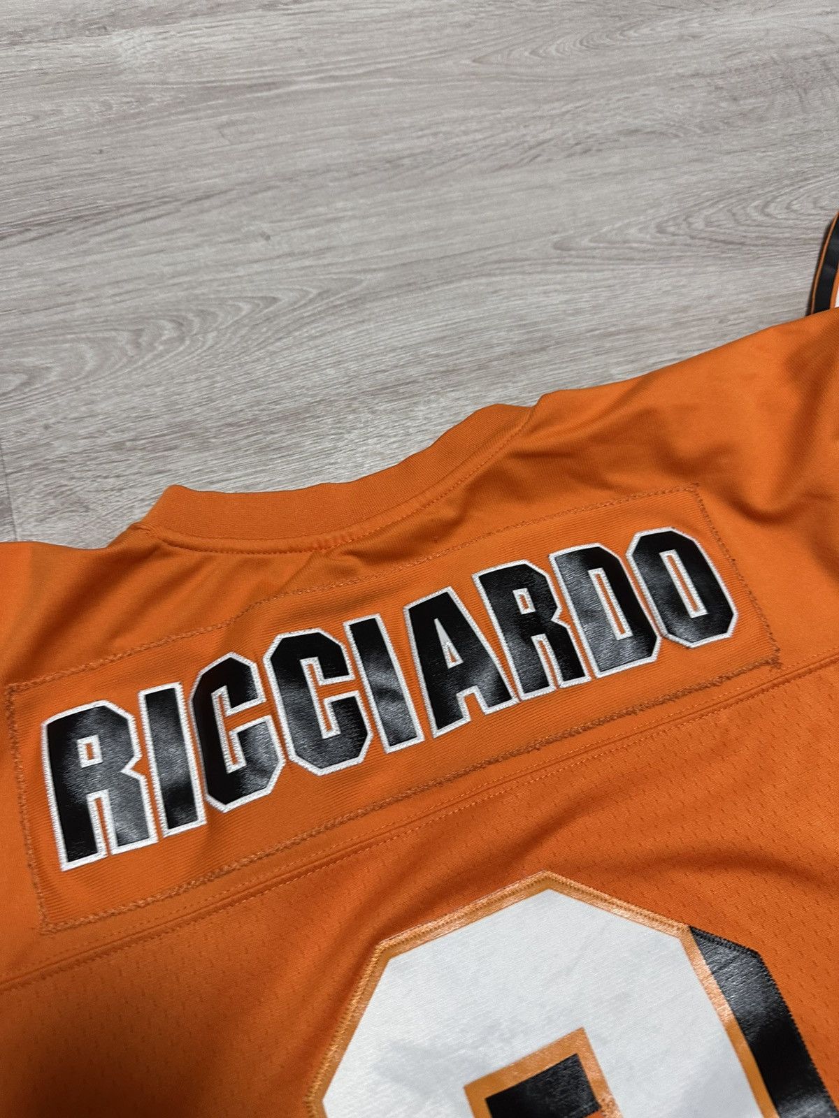 Formula 1 McLaren x Mitchell Ness F1 USA GP Daniel Ricciardo Jersey Size US L / EU 52-54 / 3 - 13 Thumbnail