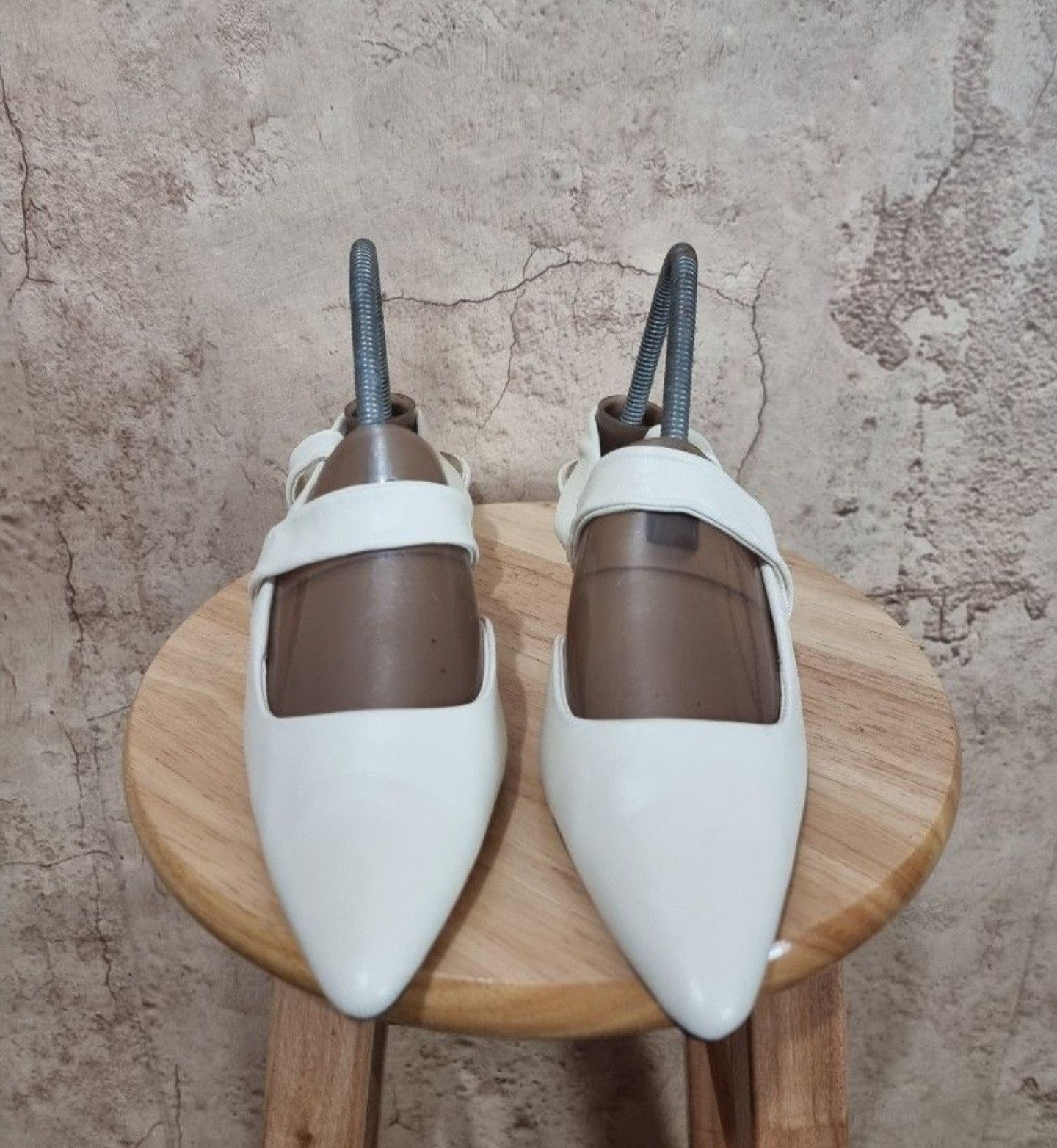 The Row The Row Coco Twist Leather Sling back heels Size US 5 / IT 35 - 2 Thumbnail