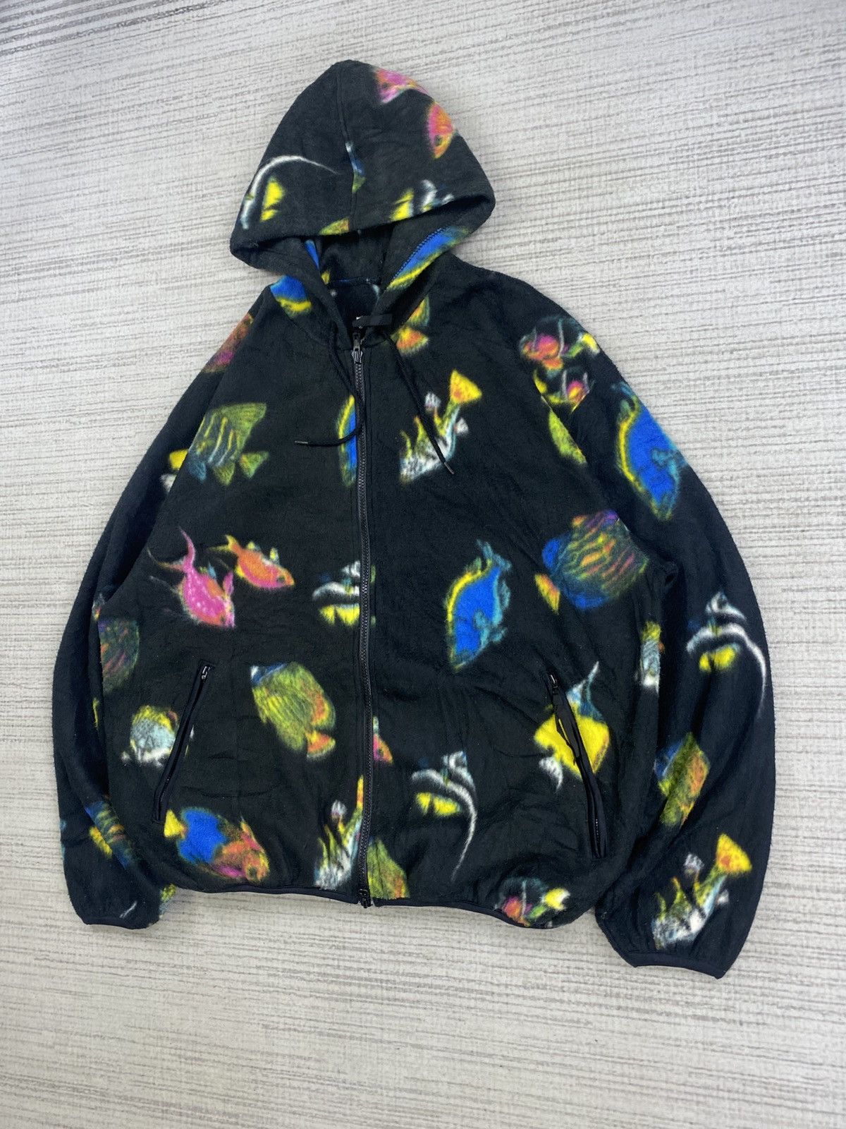 Apollo Apollo Full Printed Zipper Hoodie Size US XL / EU 56 / 4 - 4 Thumbnail