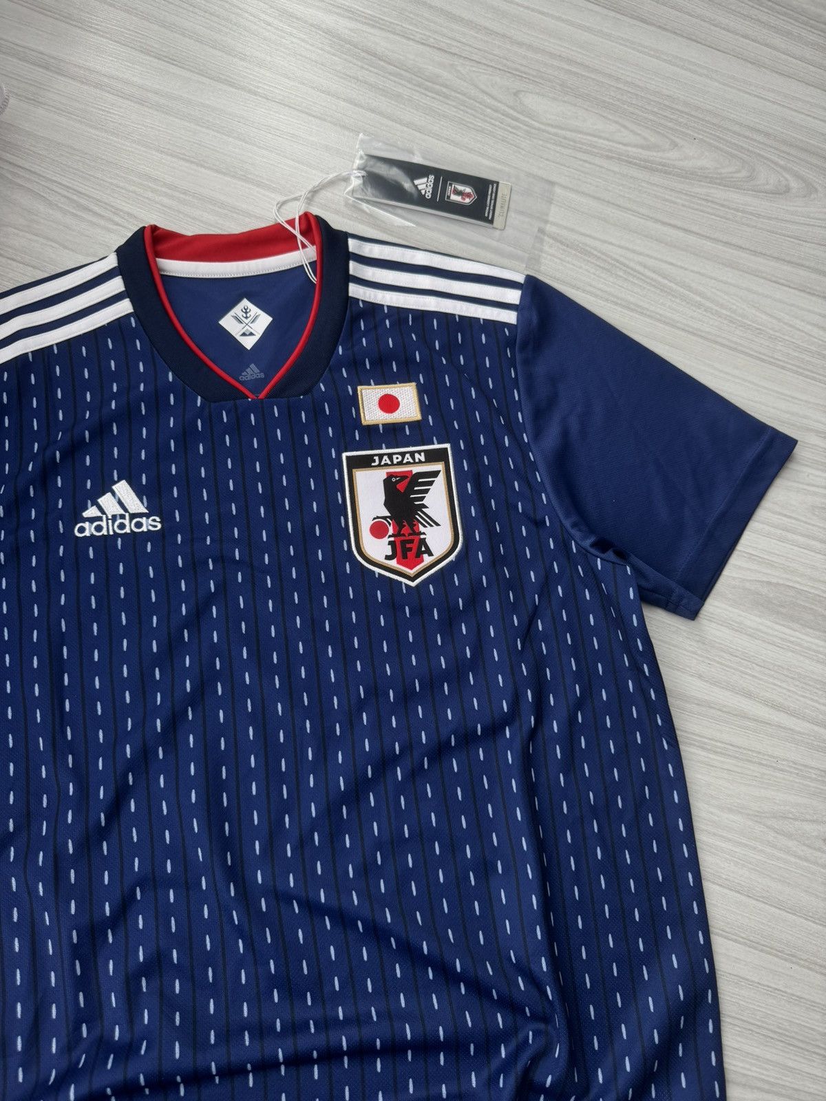Adidas × Japanese Brand JAPAN 2017-2018 HOME SHIRT FOOTBALL SOCCER JERSEY ADIDAS Size US M / EU 48-50 / 2 - 5 Thumbnail