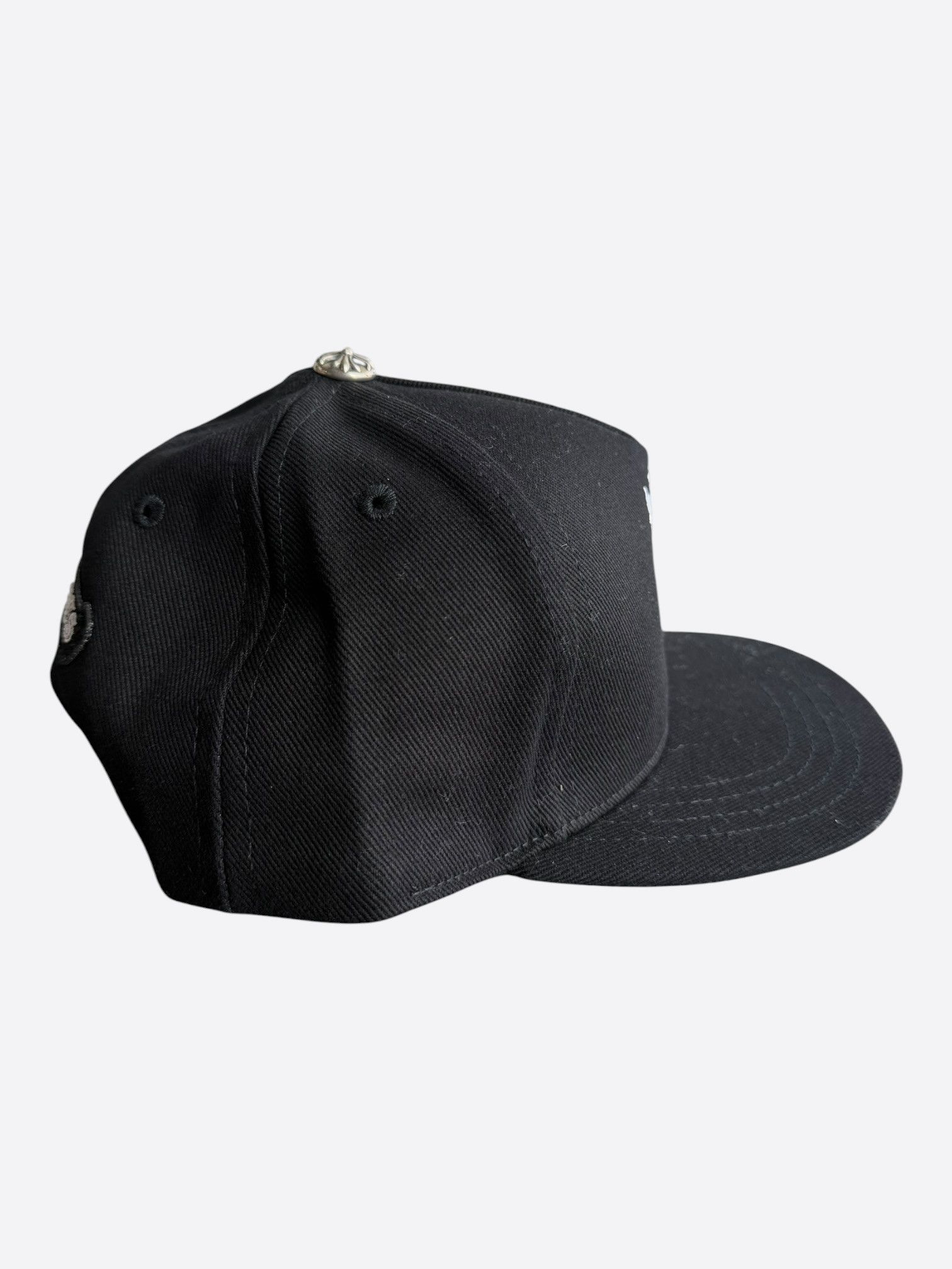 Chrome Hearts Chrome Hearts Black & White Wine Dagger Logo Hat Size ONE SIZE - 2 Thumbnail