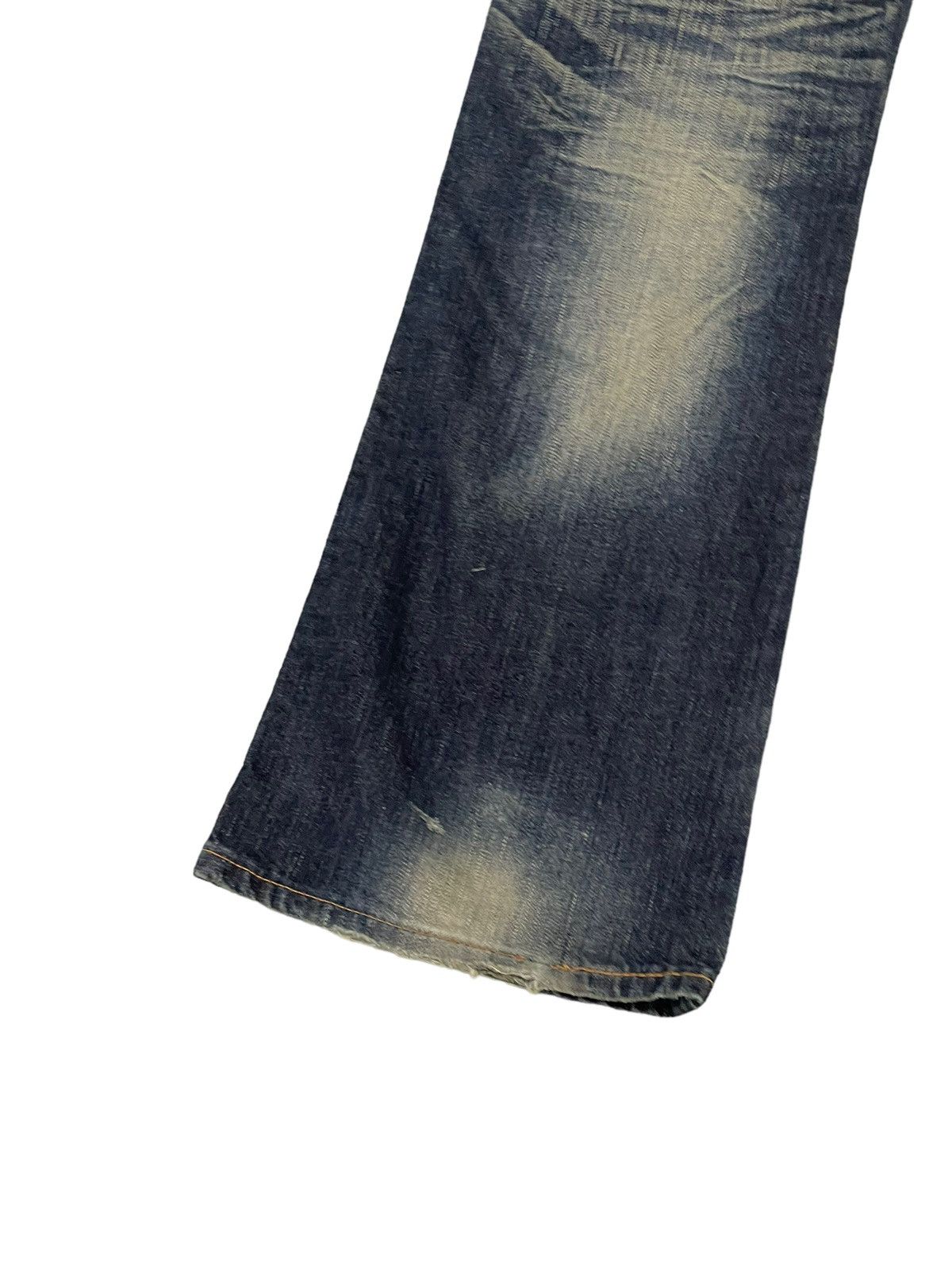 Edwin Flare Jeans Edwin Japan Mud Wash Distress Boot Cut 7🟦8 Size US 32 / EU 48 - 15 Thumbnail