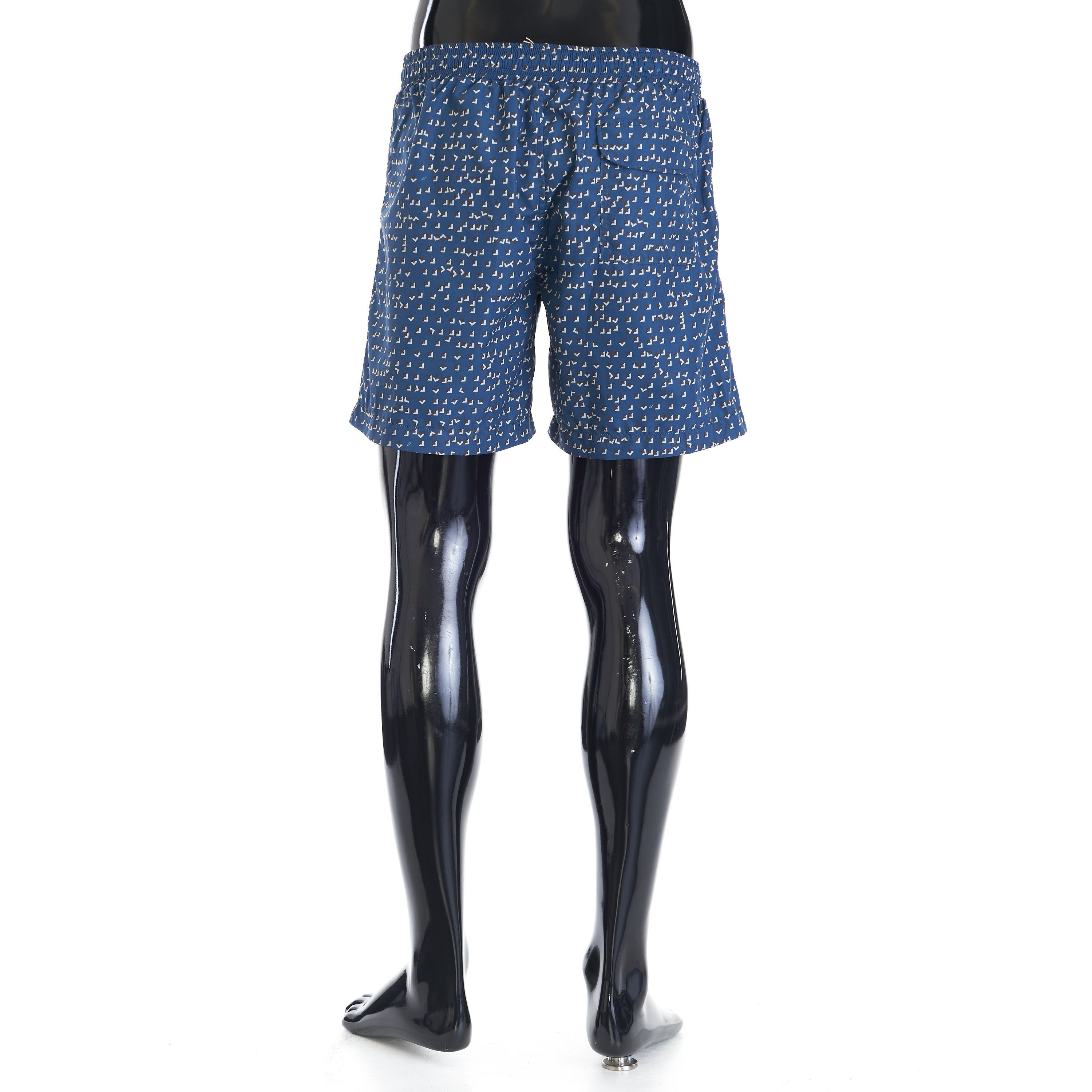 Brioni Beach Shorts In Navy Blue Sustainable Polyester Size US 38 / EU 54 - 4 Thumbnail