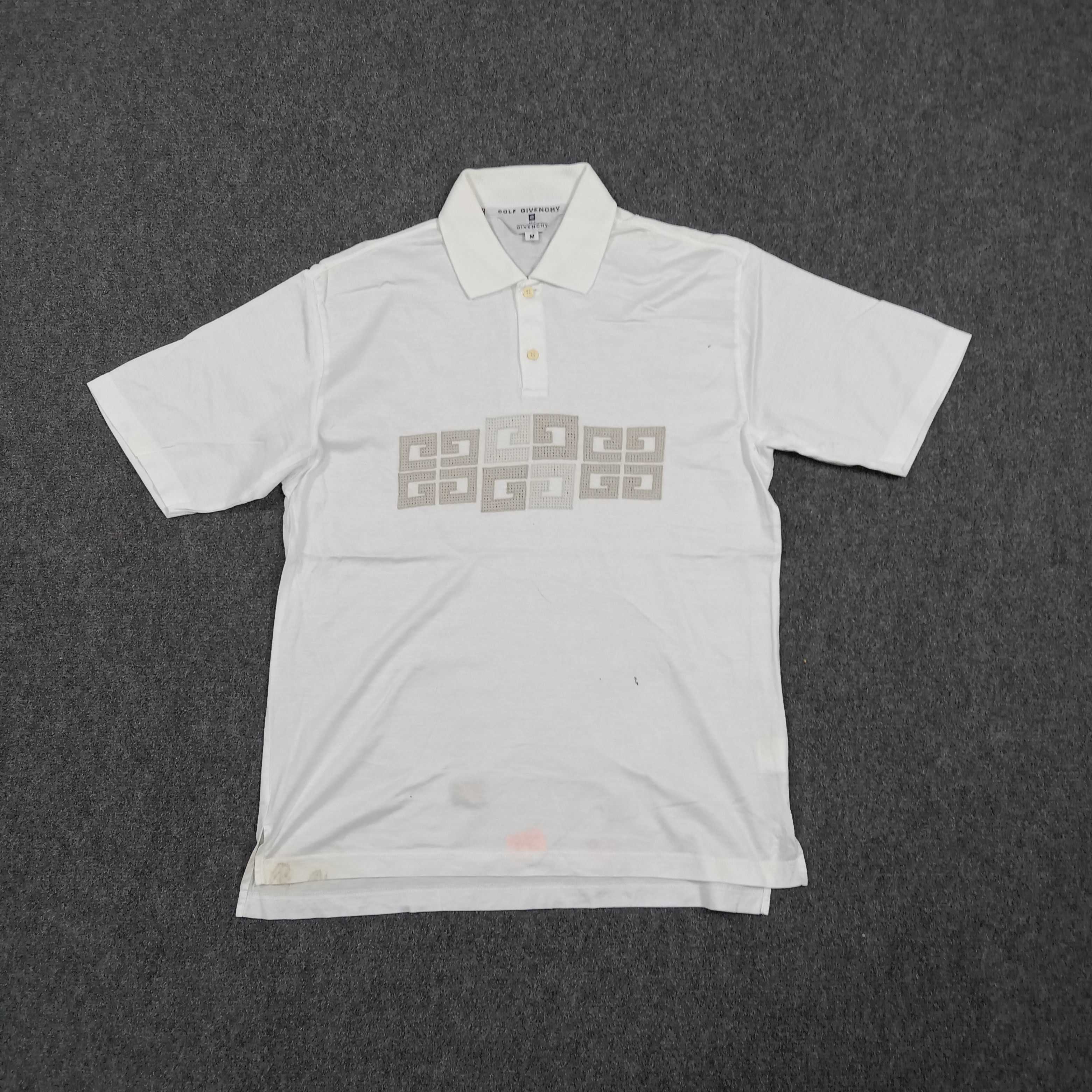 Givenchy Givenchy Golf White Polo Shirt C294N45 Size US M / EU 48-50 / 2 - 1 Thumbnail