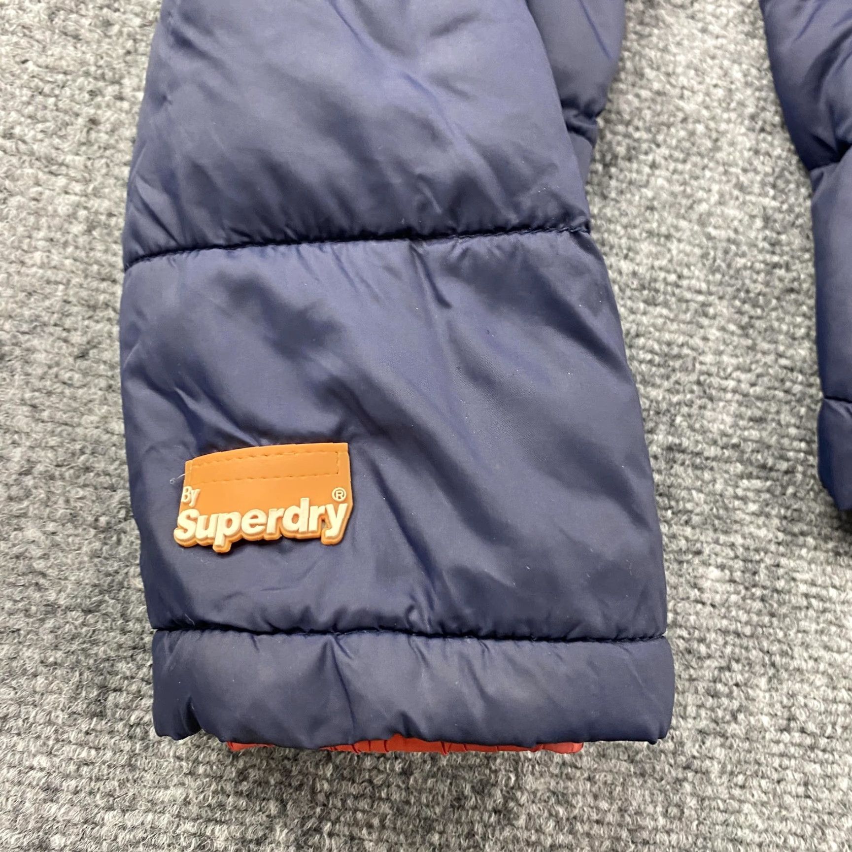 Superdry Superdry Jacket Mens Small Blue Fuji Double Zip Hooded Puffer Quilted Insulated Full Zip Size US S / EU 44-46 / 1 - 5 Thumbnail