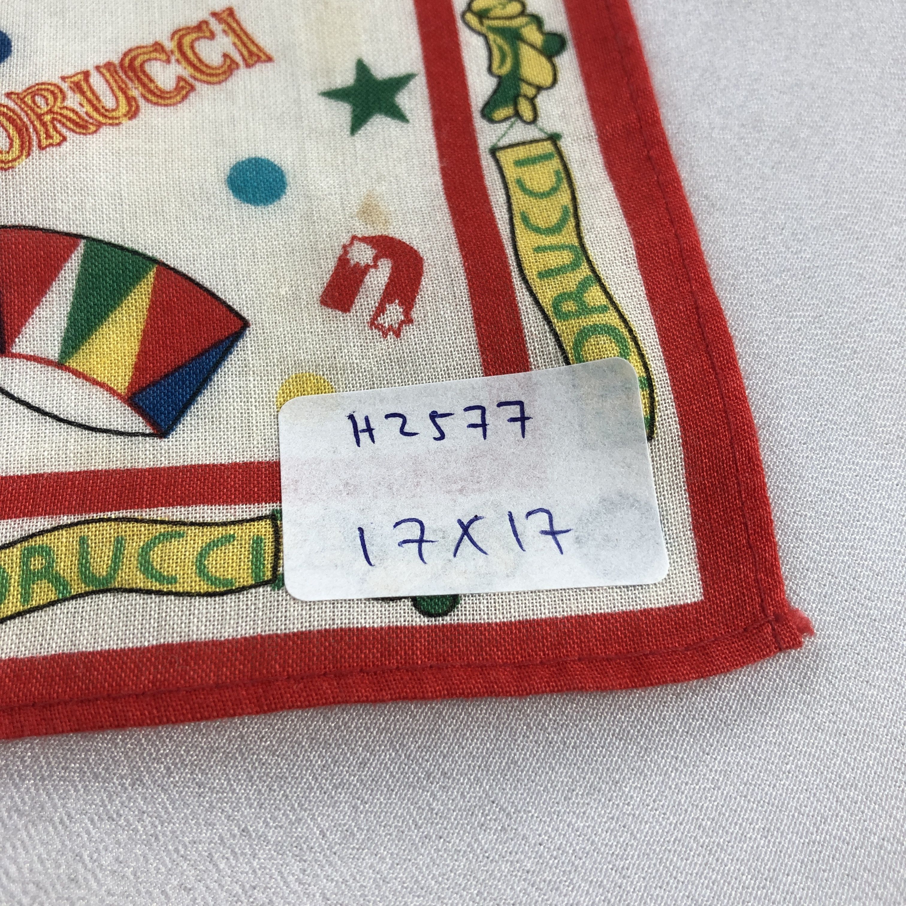Fiorucci × Vintage Fiorucci Floral Handkerchief Neckerchief Bandana H2577 Size ONE SIZE - 11 Thumbnail