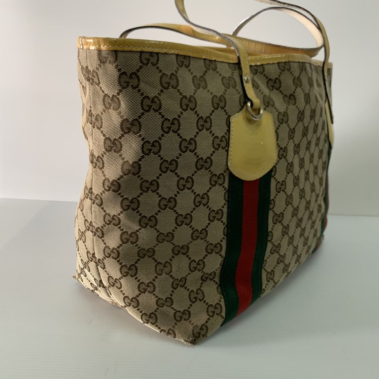 Gucci Gucci Monogram Canvas Tote Bag Size ONE SIZE - 3 Thumbnail