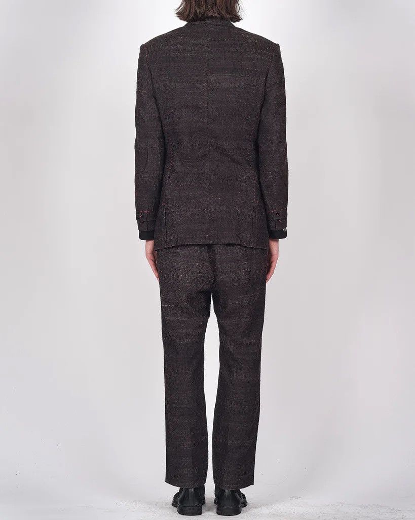 Yohji Yamamoto Yohji Yamamoto Pour Homme "DR.YY" Hand Stitch Jacket SS09 Size 40R - 13 Thumbnail