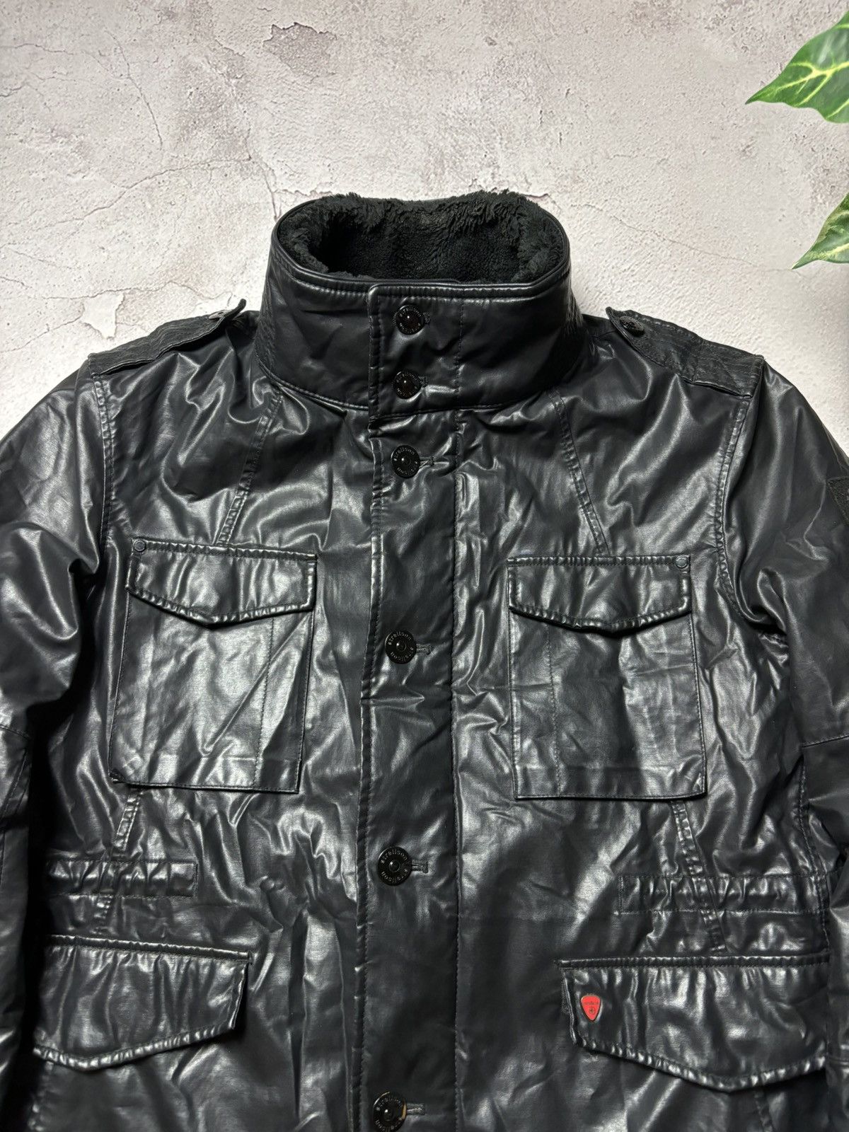 Strellson STRELLSON Mens Swiss Cross Revival-W Warm Black Jacket Size US L / EU 52-54 / 3 - 4 Thumbnail