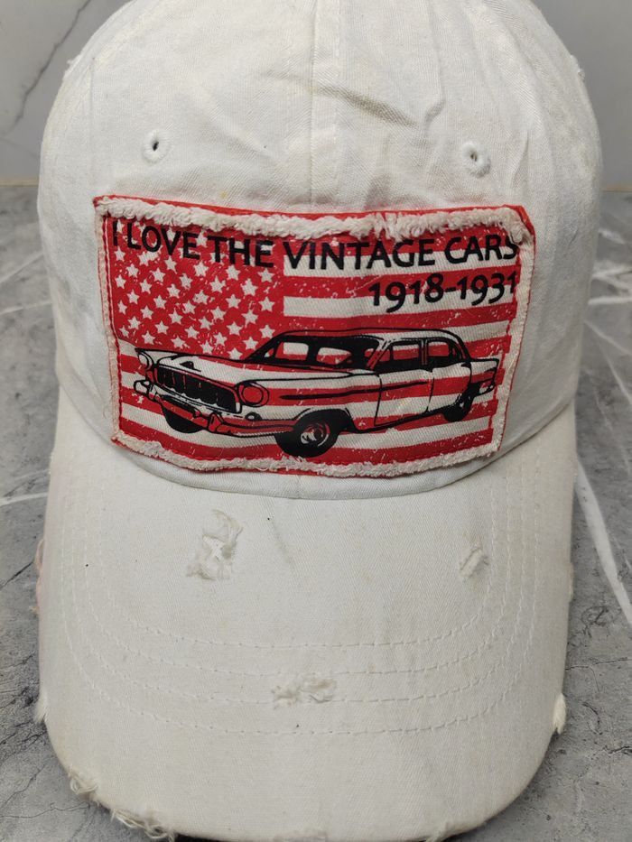 Vintage Vintage American Distressed Style Cap Hat Size ONE SIZE - 3 Thumbnail