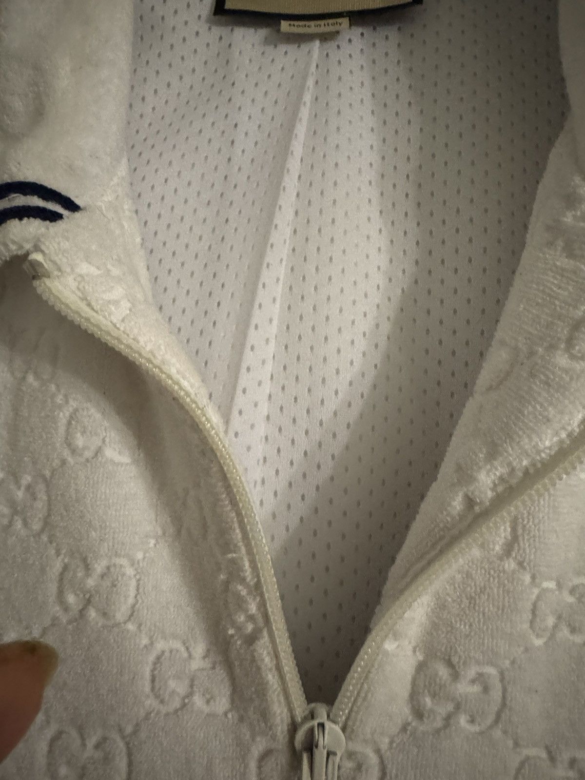 Gucci Gucci gg monogram zip up polo Size US XL / EU 56 / 4 - 6 Thumbnail