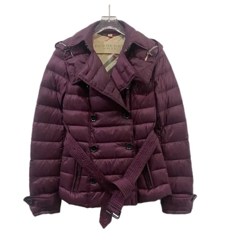 Burberry Burberry Purple Nylon Women's Down Jacket Size XS / US 0-2 / IT 36-38 - 1 Thumbnail