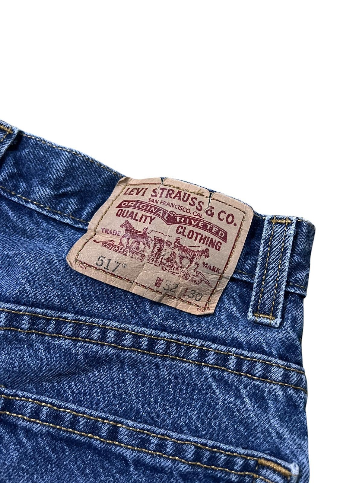 Levi's Vintage levis 517 Distressed Bootcut Jean Size US 31 - 14 Thumbnail