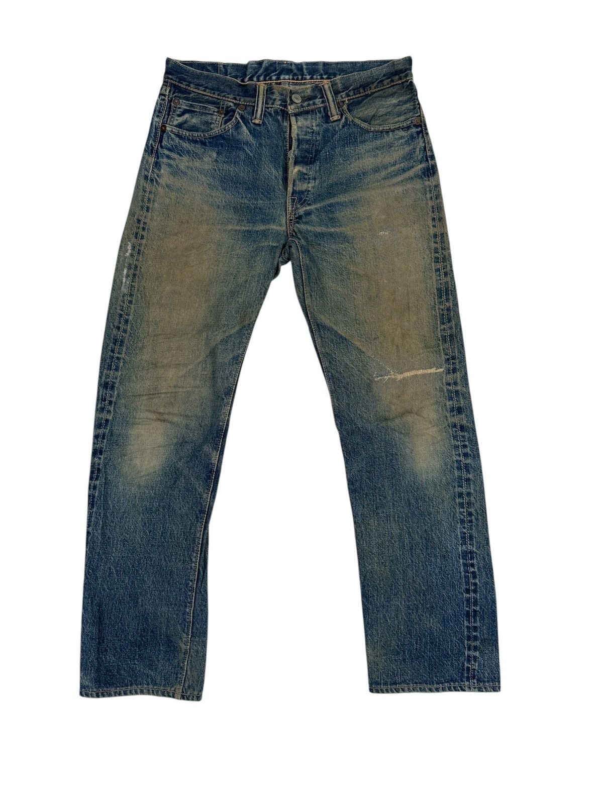 Japanese Brand × Kapital JAPAN BRAND DISTRESS DOUBLE WORK DENIM Size US 31 - 1 Thumbnail
