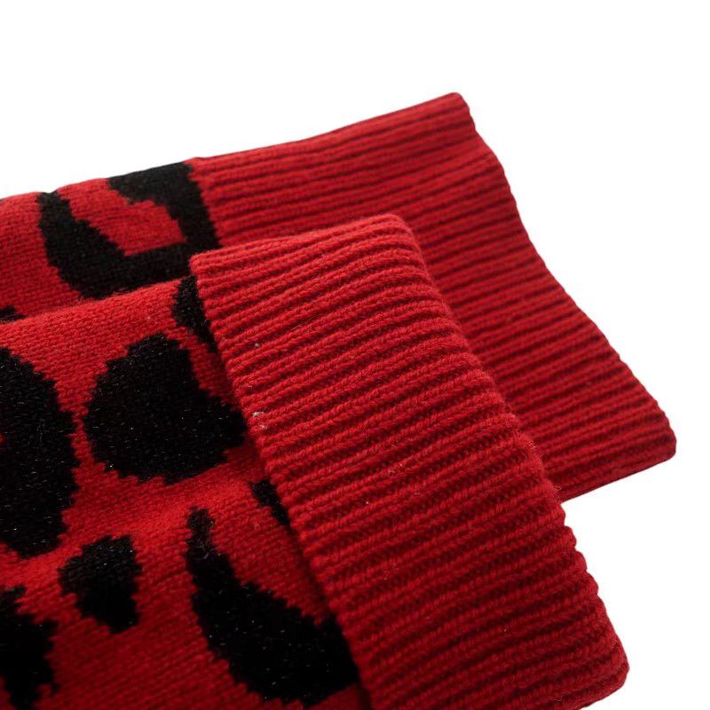 Roen roen Red Leopard Print Wool Cardigan K11 Size US M / EU 48-50 / 2 - 4 Thumbnail