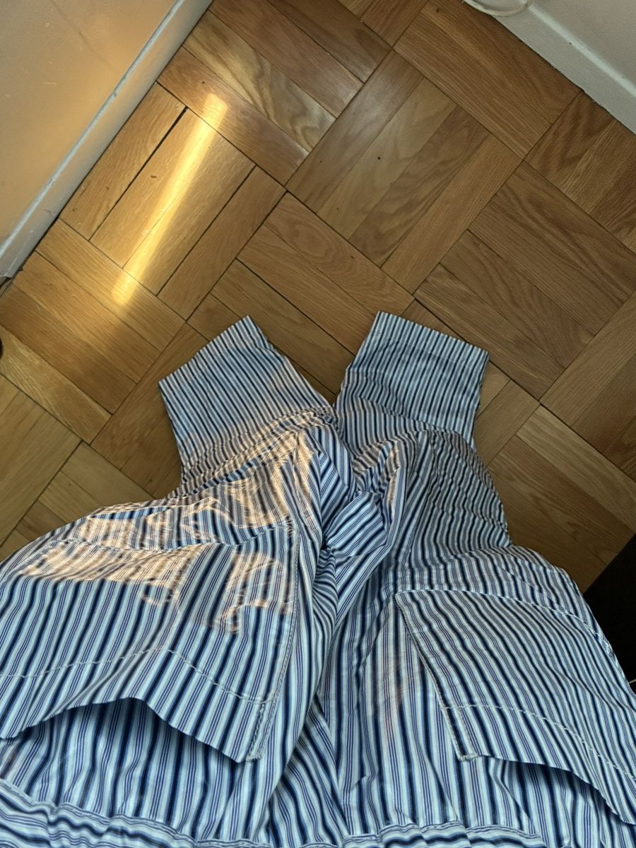 Comme des Garcons (Need gone) Cdg S.A.S Resin coated pants in blue Size US 30 / EU 46 - 7 Thumbnail